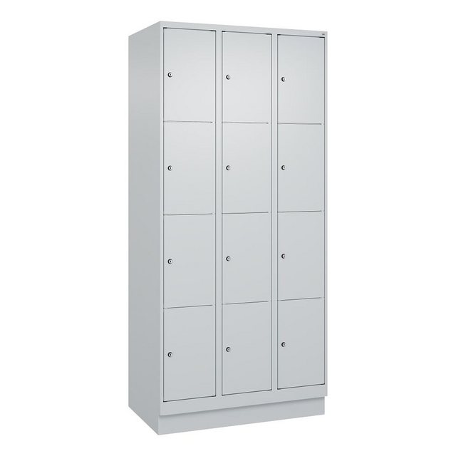 C+P Garderobenschrank Fächerschrank Classic Plus, 4 Fächer übereinander, Ab günstig online kaufen