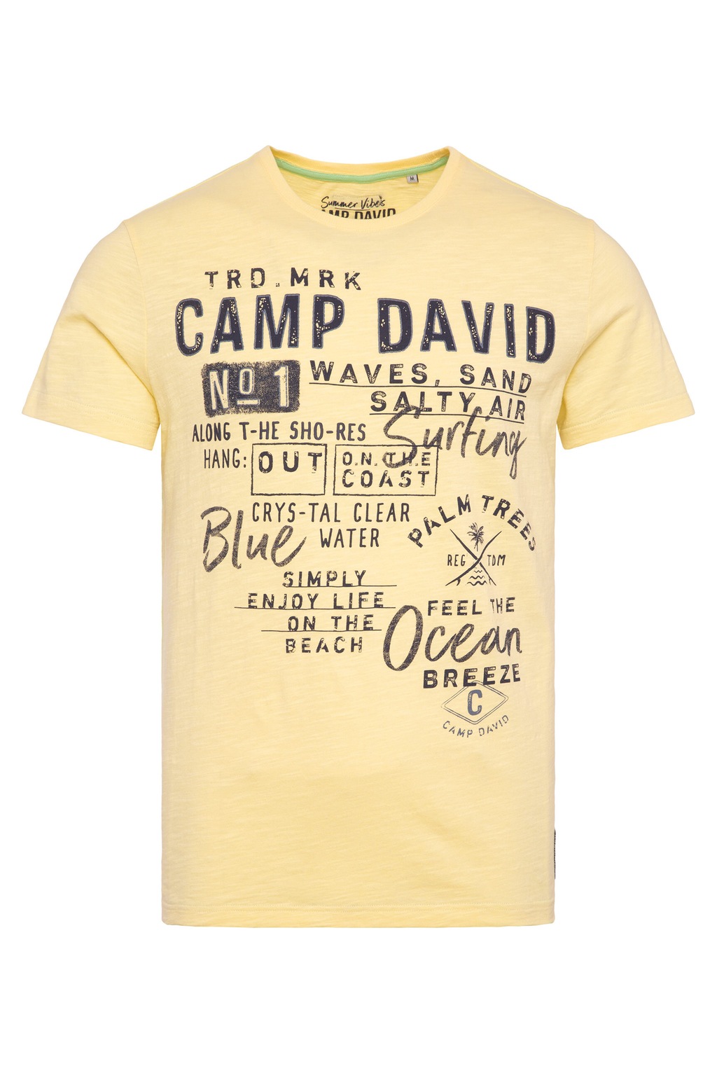CAMP DAVID Rundhalsshirt, aus Baumwolle günstig online kaufen