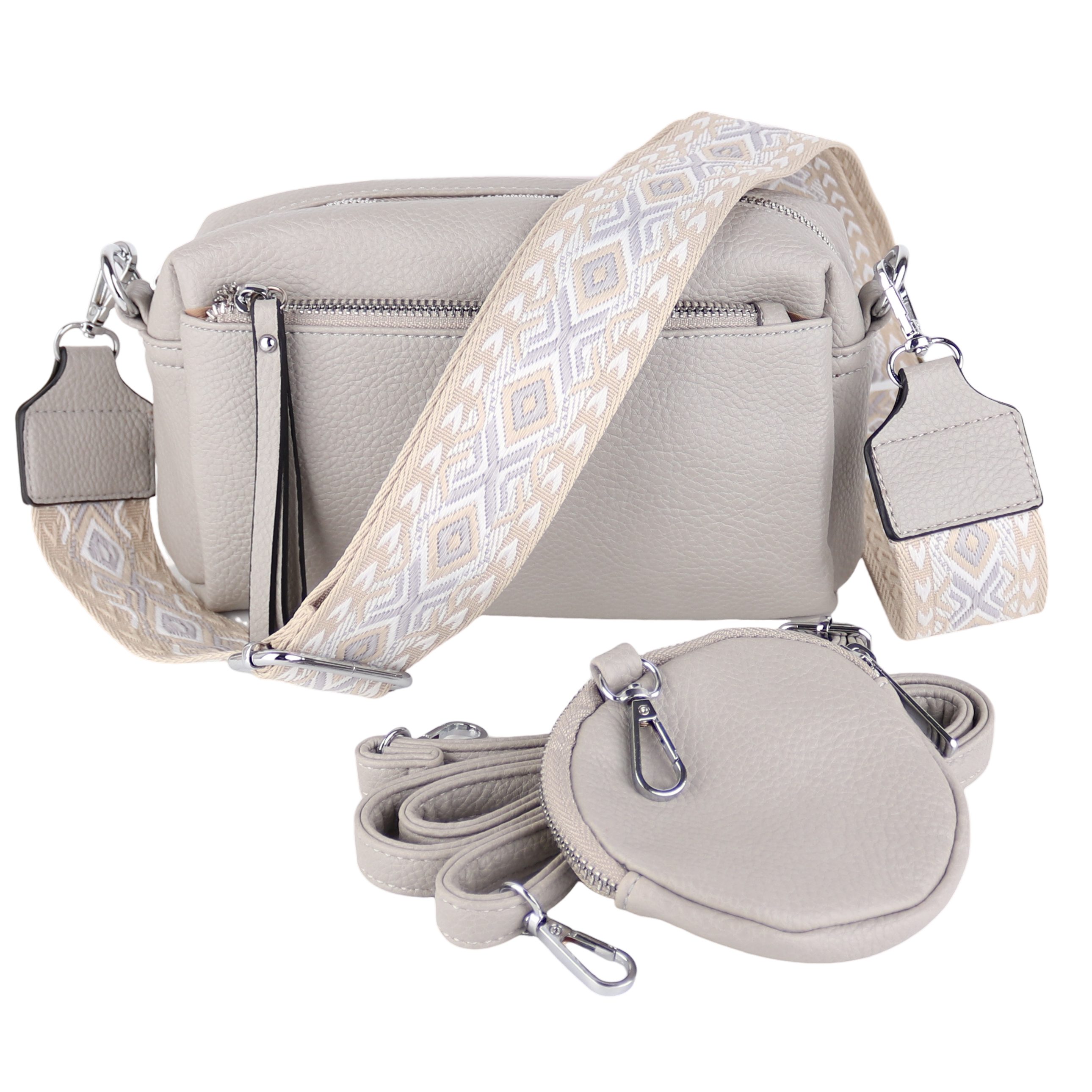 MIRROSI Umhängetasche Damen, Veganleder Crossbody Tasche günstig online kaufen