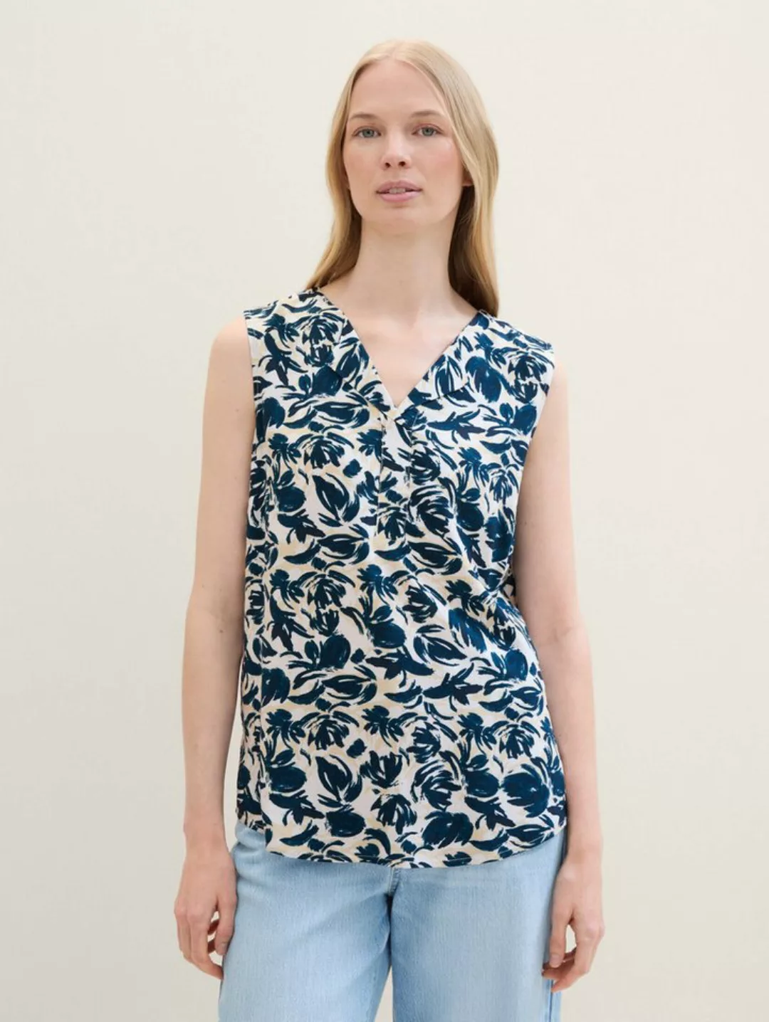 TOM TAILOR Blusentop Bluse mit Livaeco günstig online kaufen