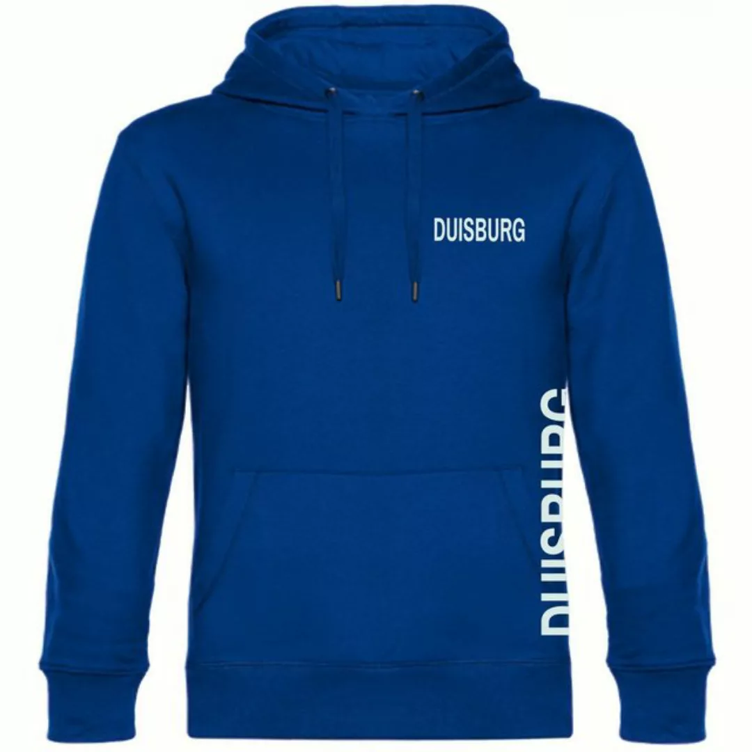 multifanshop Kapuzensweatshirt Duisburg - Brust & Seite - Pullover günstig online kaufen