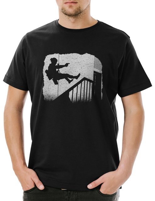 Urban Backwoods Print-Shirt Nosferatu Stairs SWAT Herren T-Shirt Vampir Kin günstig online kaufen