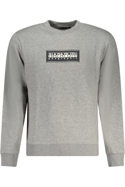 Napapijri Sweatshirt Graues Herren-Sweatshirt mit Rundhalsausschnitt – günstig online kaufen