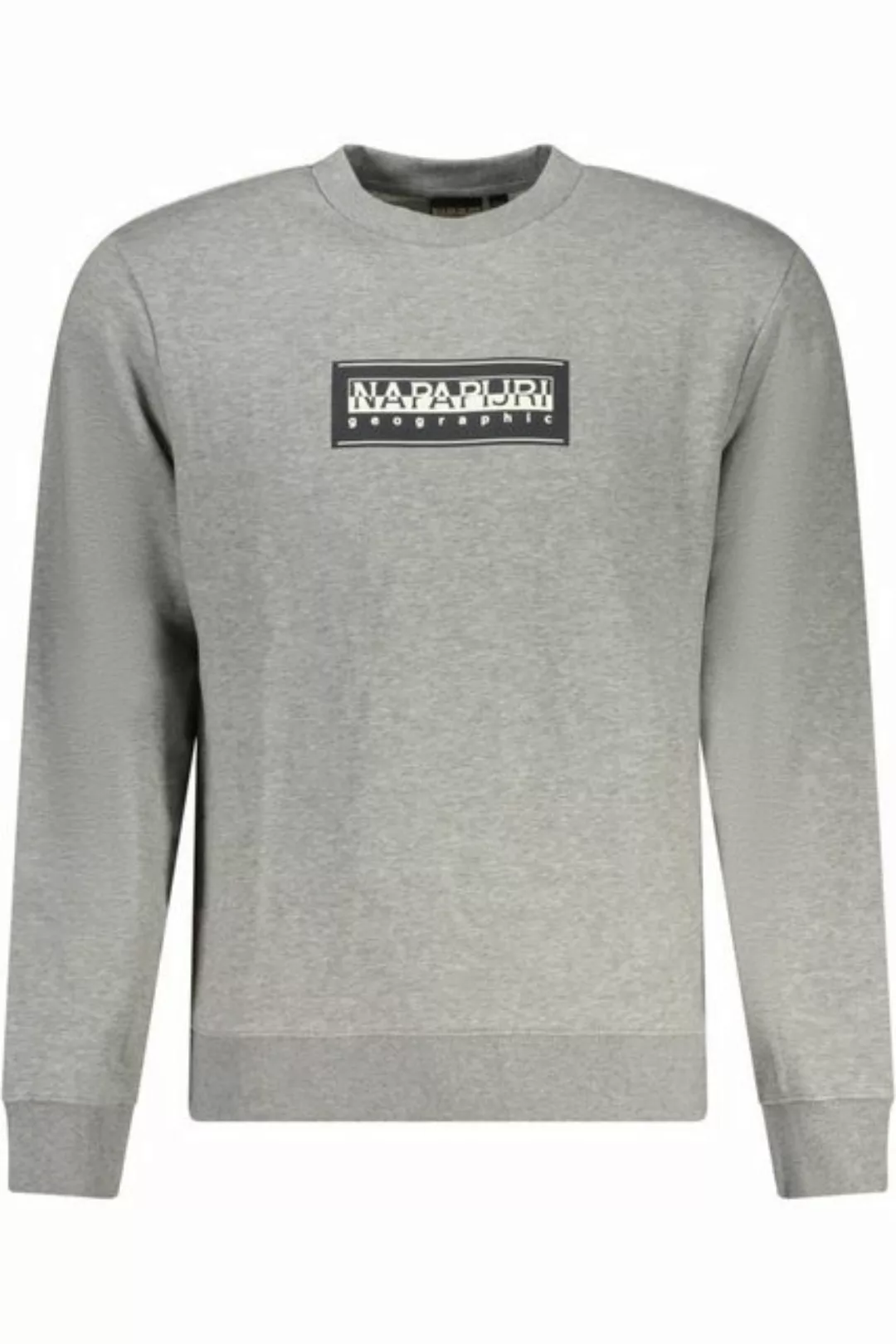 Napapijri Sweatshirt Graues Herren-Sweatshirt mit Rundhalsausschnitt – günstig online kaufen