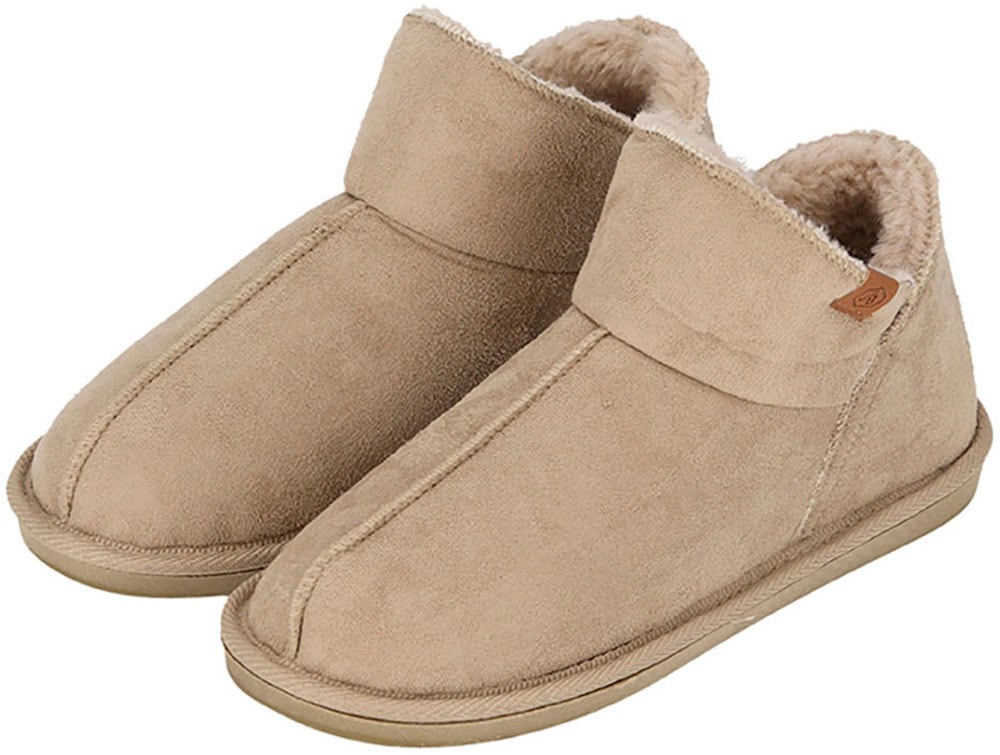 Apollo Hausschuh "LADIES HOME BOOTS SUEDE", mit Logoprägung und kuscheligen günstig online kaufen