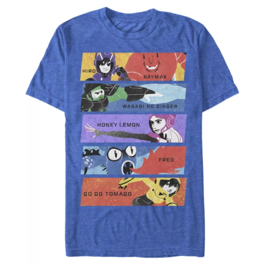 Disney - Baymax - Gruppe Hiros Heroes - Männer T-Shirt günstig online kaufen