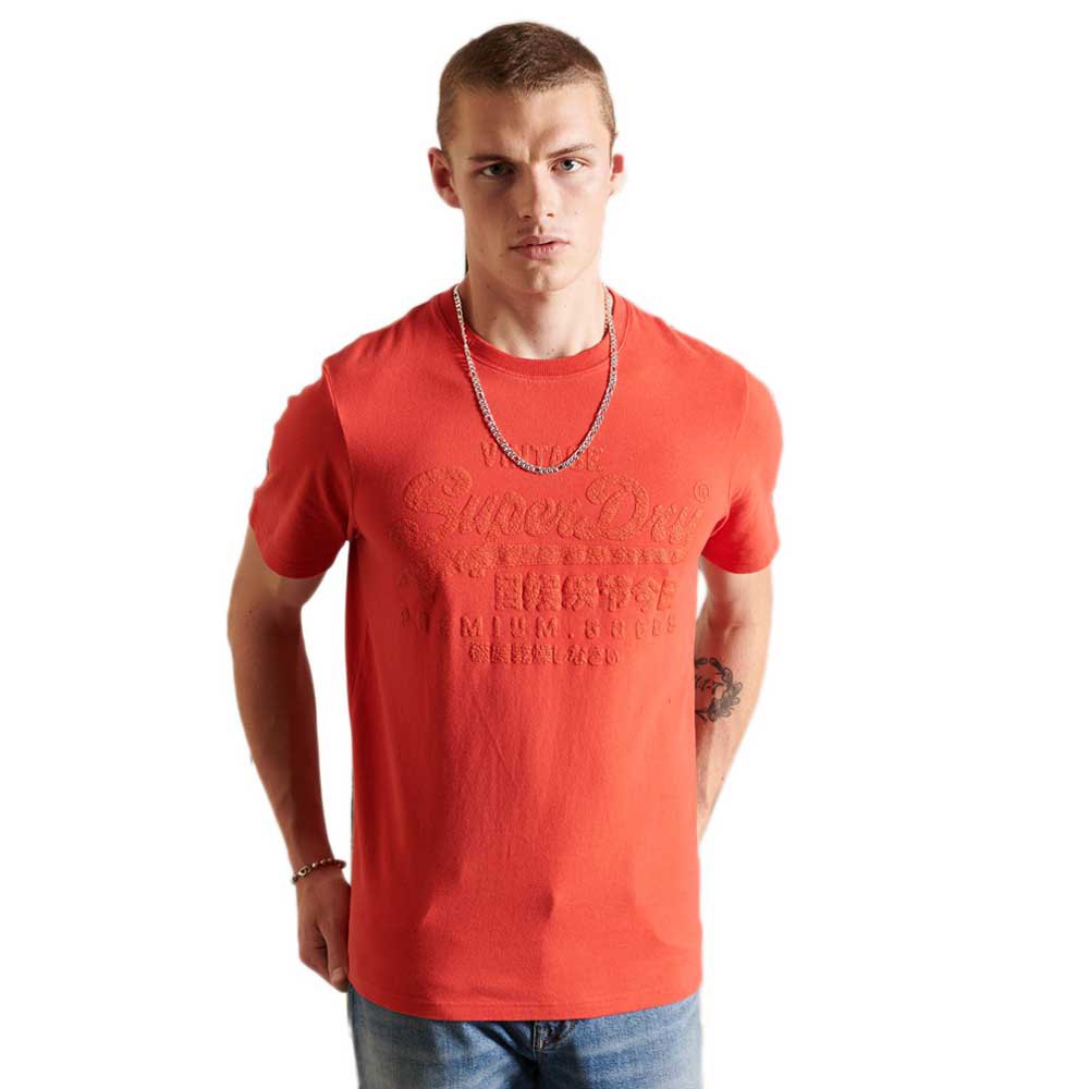 Superdry Vintage Logo Tonal Kurzarm T-shirt 2XL Americana Red günstig online kaufen
