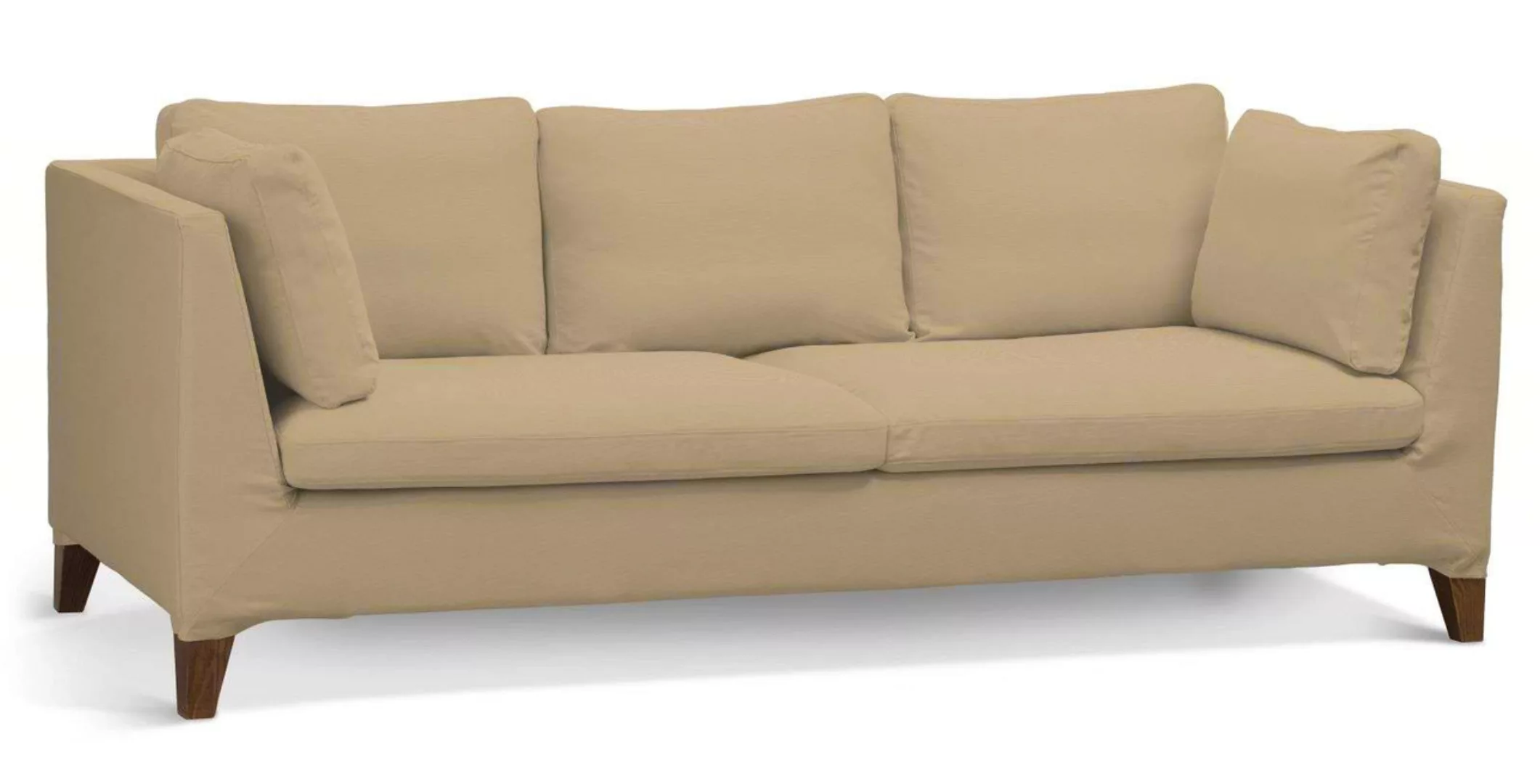 Bezug für Stockholm 3-Sitzer Sofa, caffe latte, Stockholm 3-Sitzer, Cotton günstig online kaufen