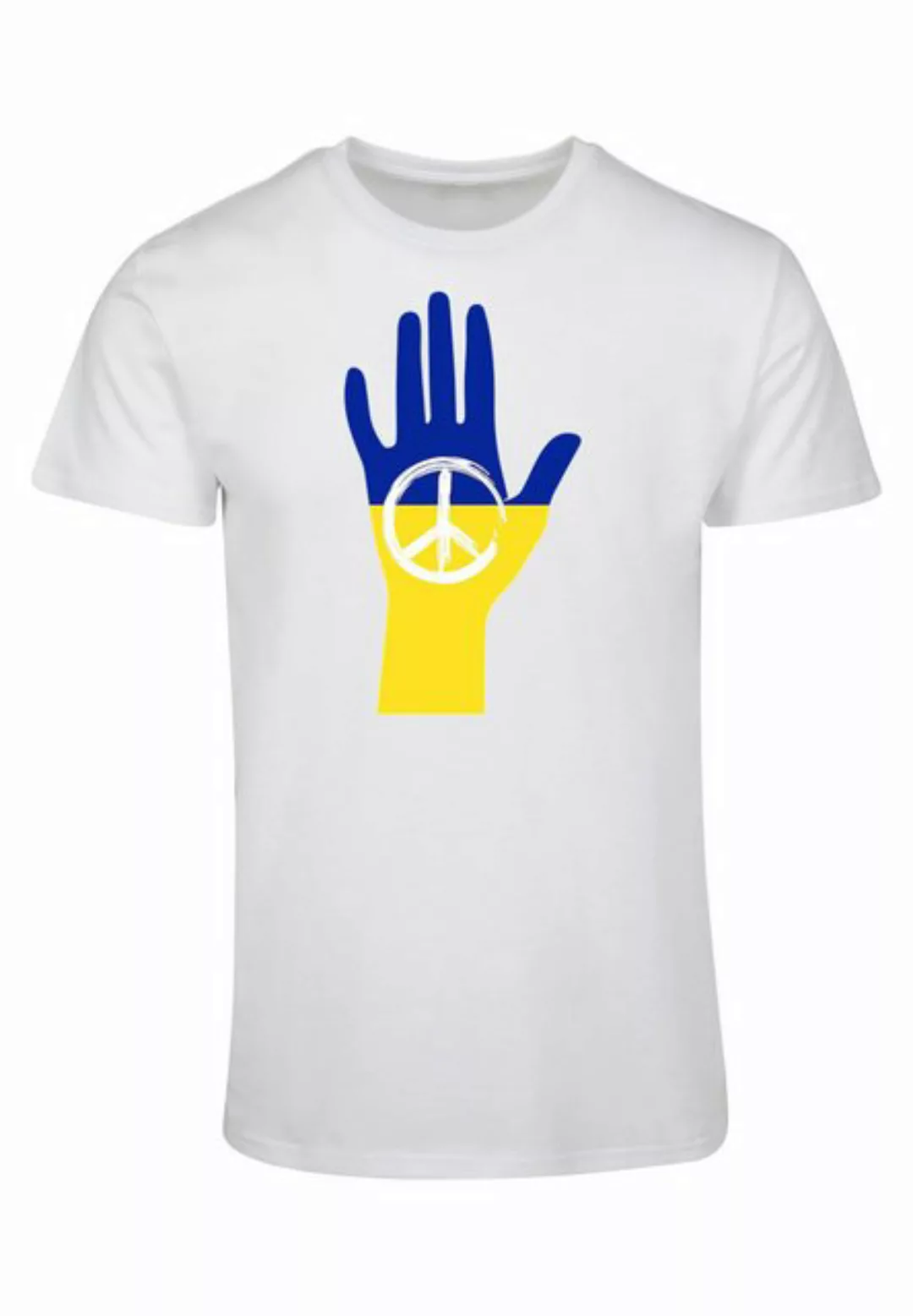 Merchcode T-Shirt Merchcode Herren Peace - 2 Color Hand Peace Basic T-Shirt günstig online kaufen