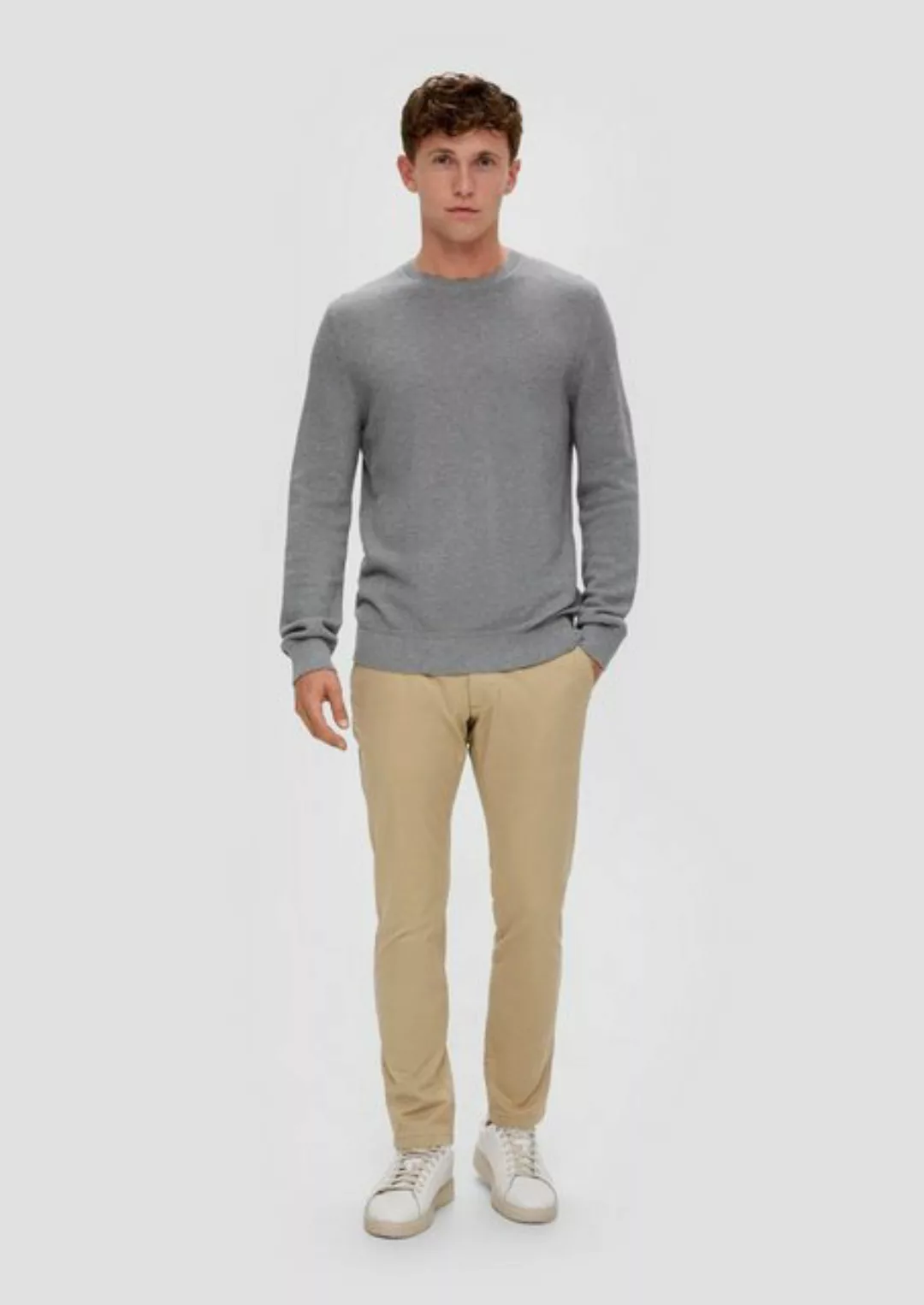 s.Oliver Stoffhose Slim Fit: Chino aus Baumwolltwill günstig online kaufen