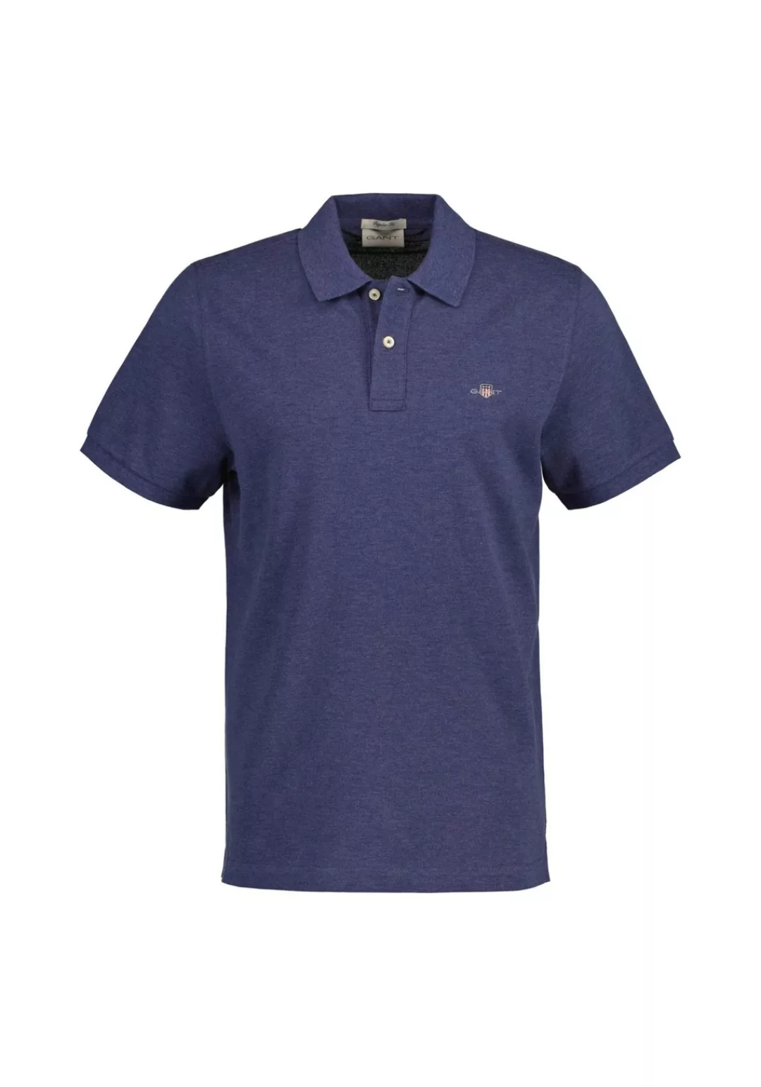 Gant Poloshirt "REG SHIELD SS PIQUE POLO", mit Logo und Flachstrickkragen 1 günstig online kaufen