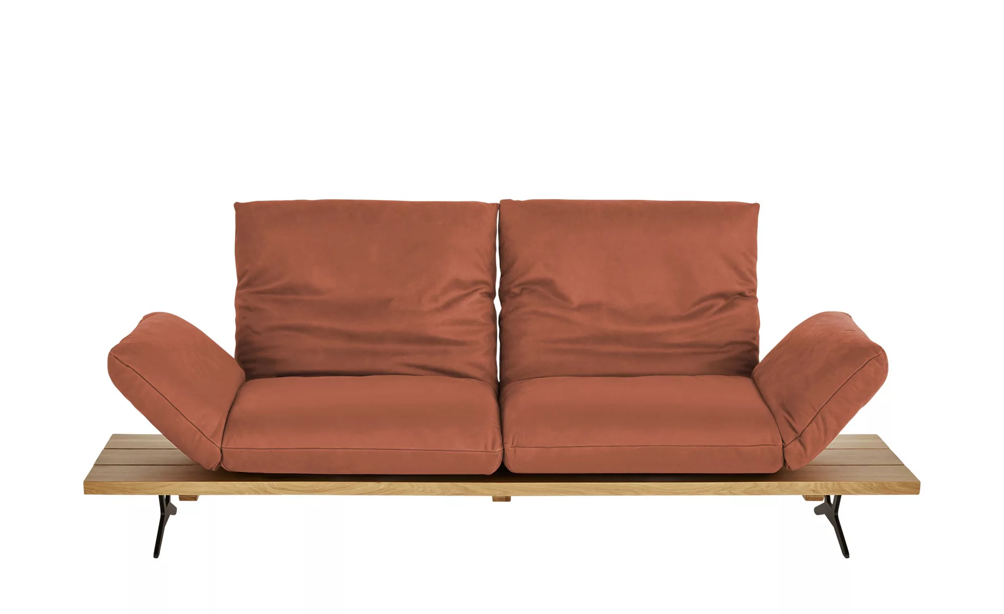 KOINOR Ledersofa  Marilyn ¦ orange ¦ Maße (cm): B: 232 H: 96 T: 90 Polsterm günstig online kaufen