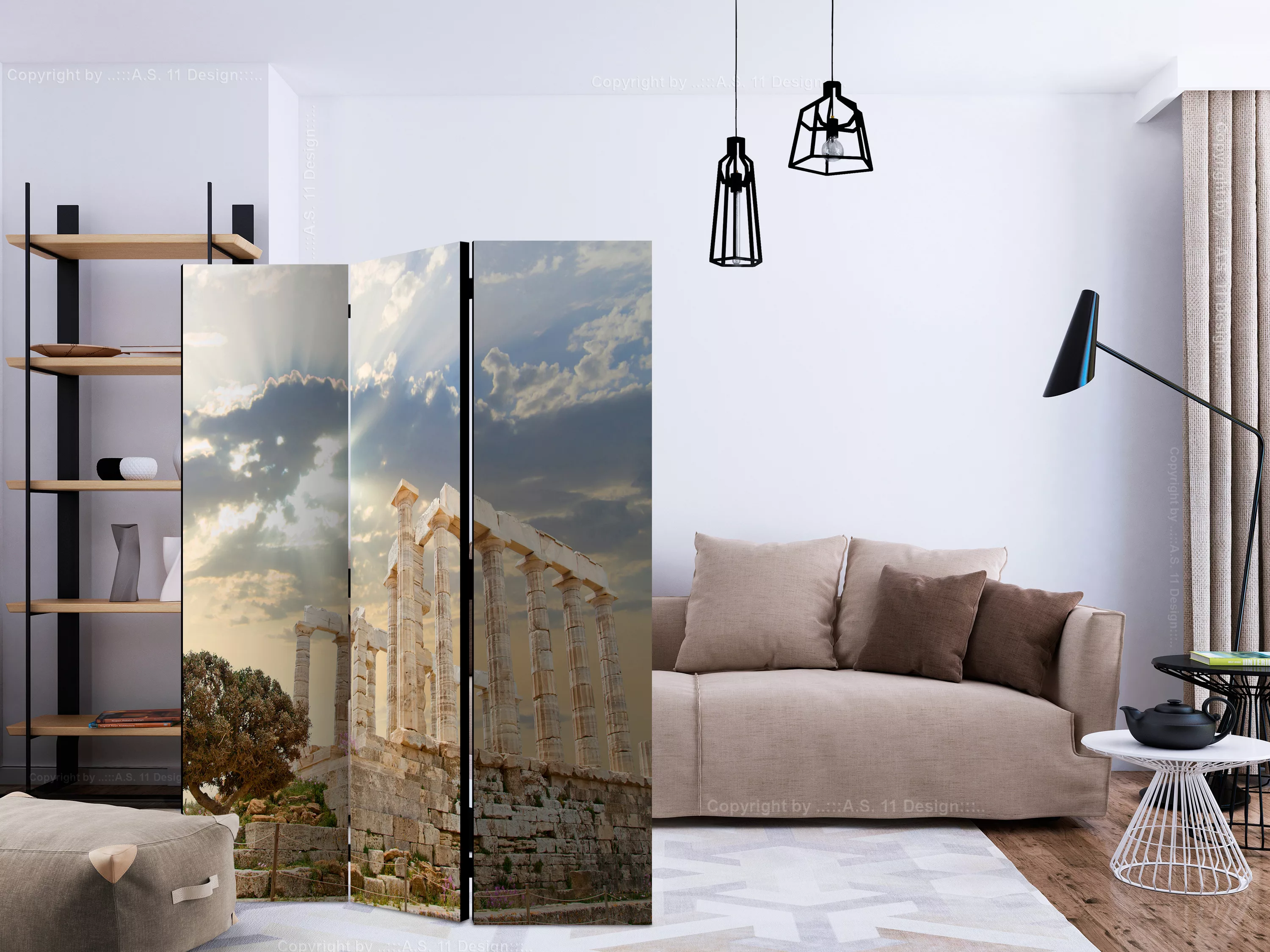 3-teiliges Paravent - The Acropolis, Greece [room Dividers] günstig online kaufen