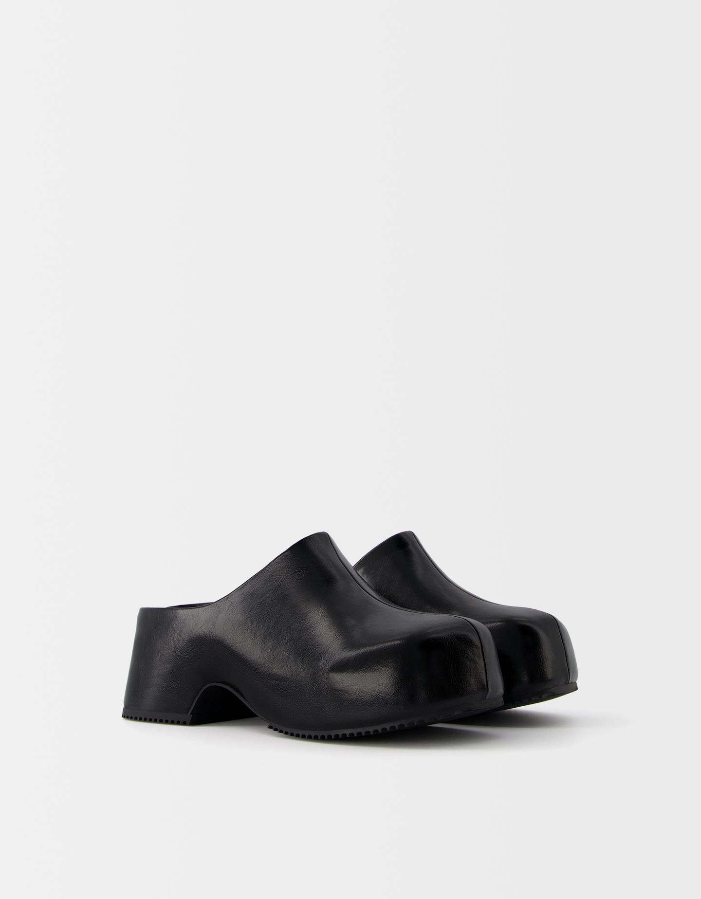 Bershka Plateau-Clogs Damen 39 Schwarz günstig online kaufen