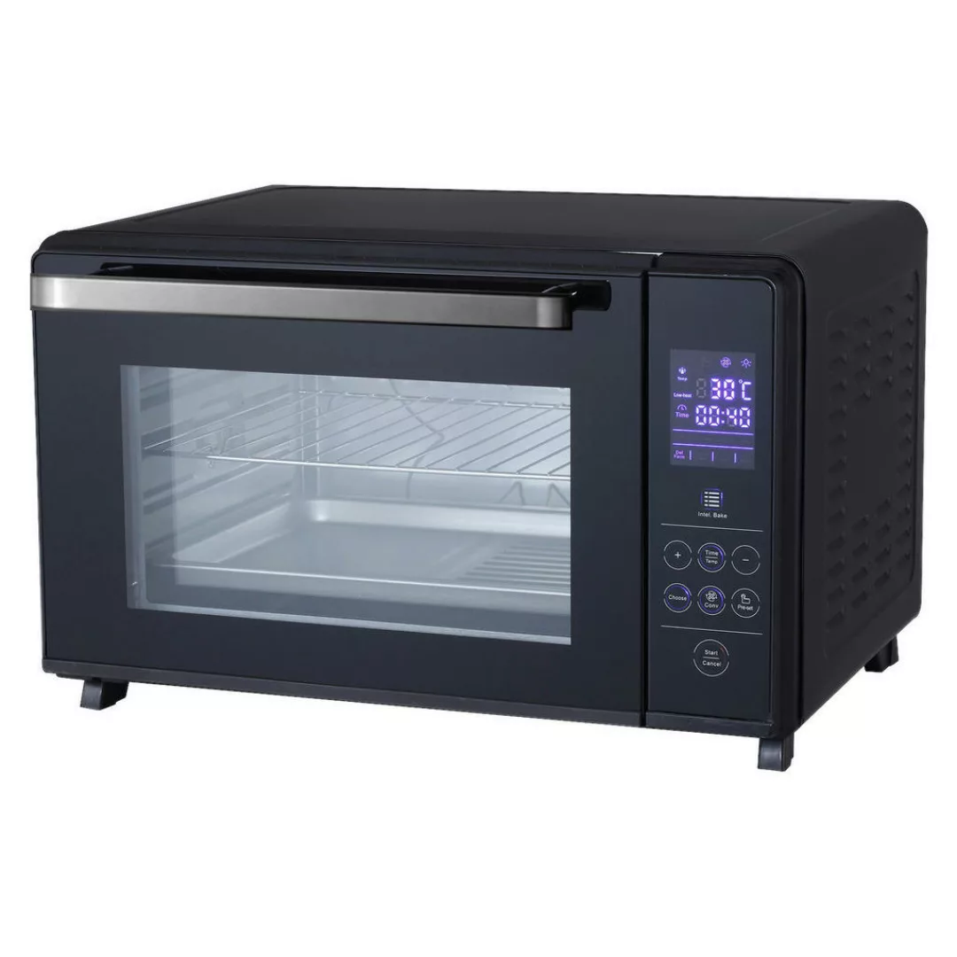 Emerio Mini-Backofen MO-131762.1 schwarz Metall B/H/L: ca. 38,6x30,3x48,3 c günstig online kaufen