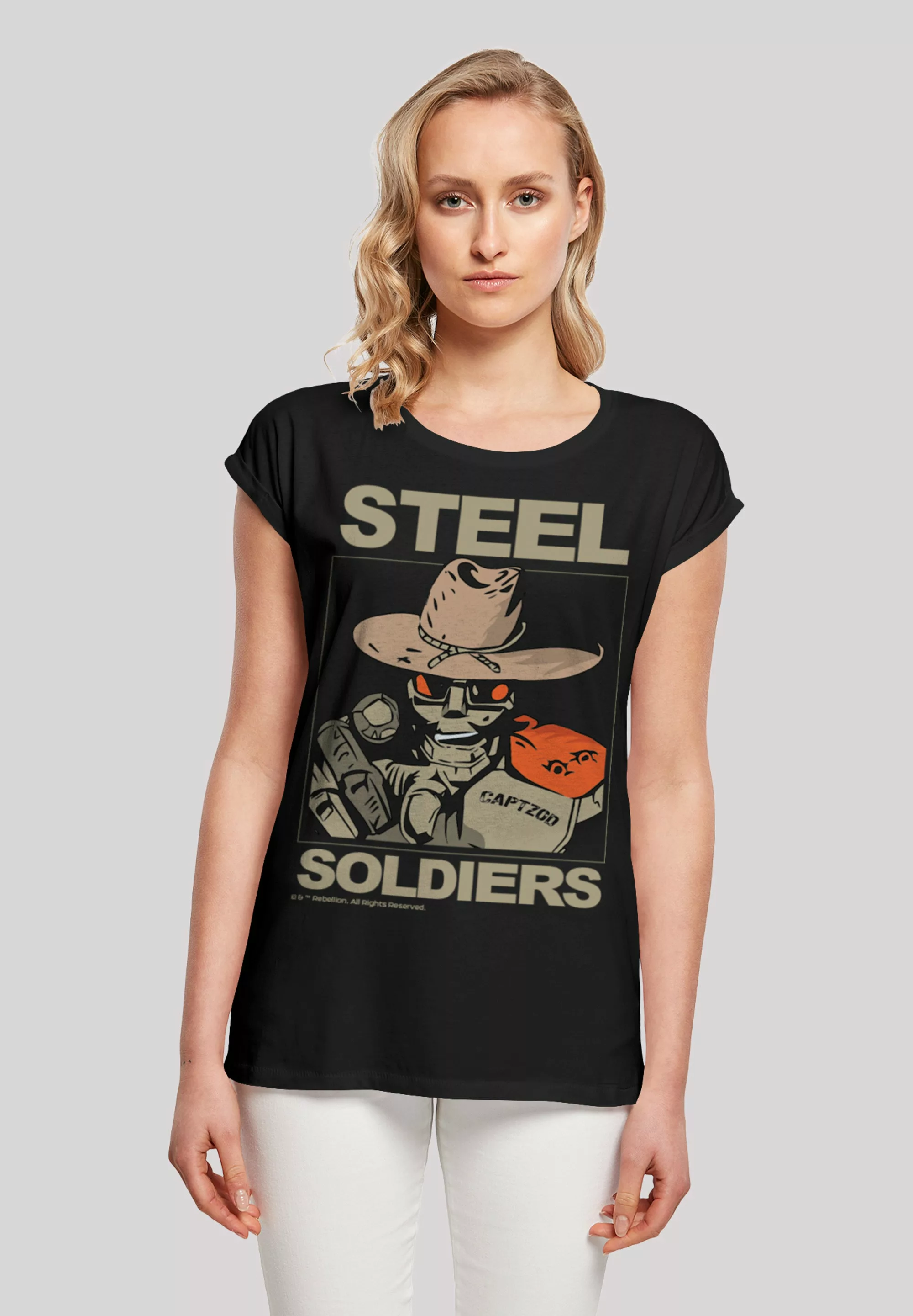 F4NT4STIC T-Shirt "Retro Gaming STEEL SOLDIERS", Print günstig online kaufen