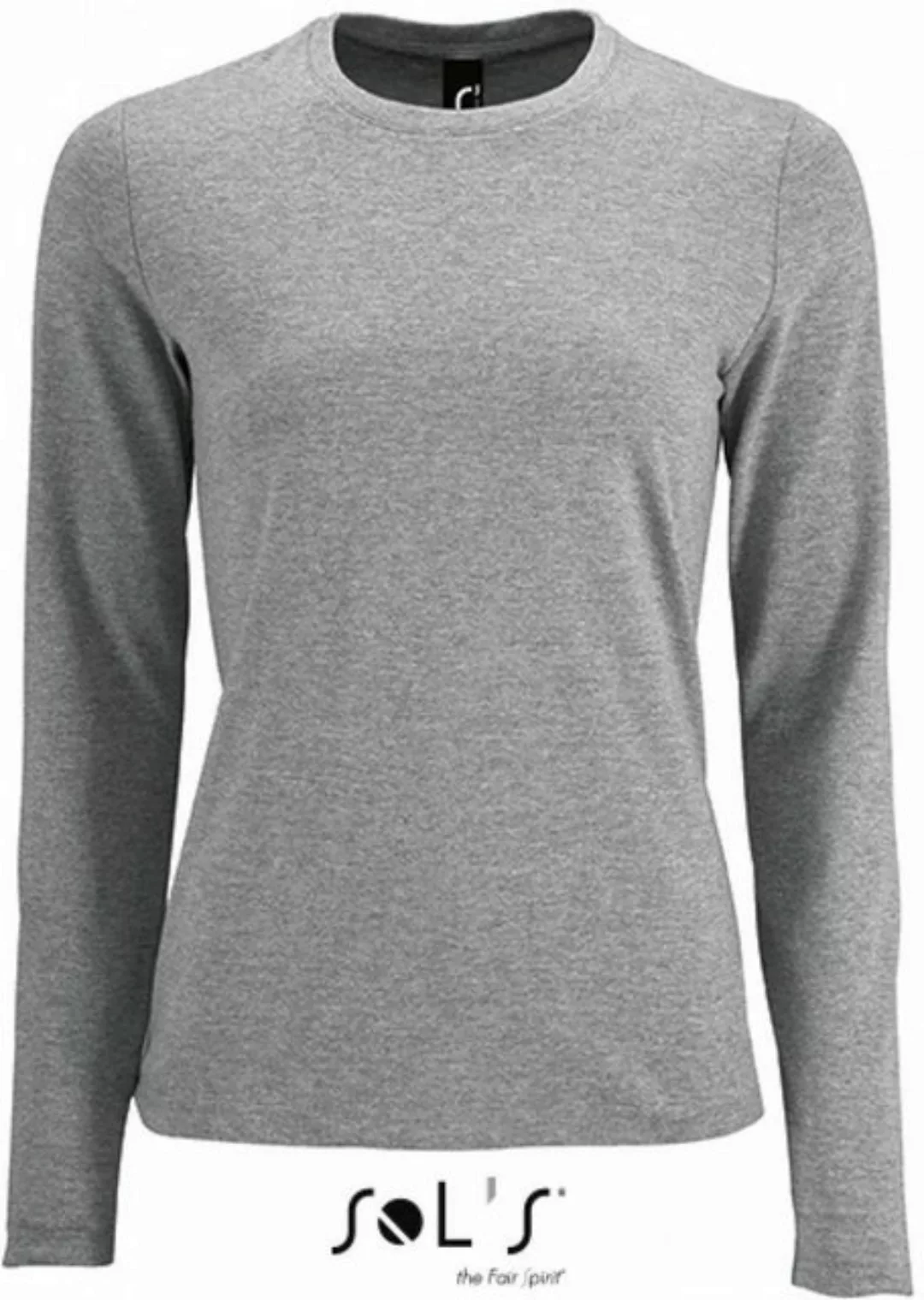 SOLS Rundhalsshirt Damen Long-Sleeve T-Shirt Imperial günstig online kaufen