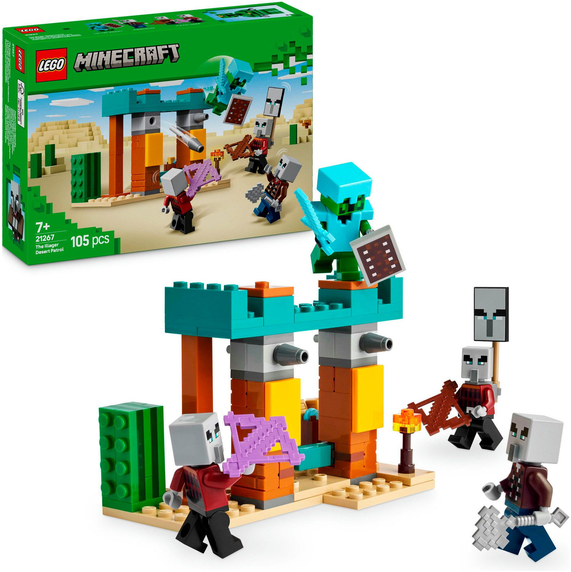 LEGO® Die Illager-Wüstenpatrouille (21267), LEGO Minecraft günstig online kaufen