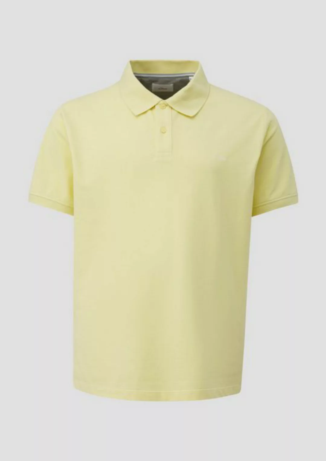 s.Oliver Kurzarmshirt Poloshirt mit Piquéstruktur günstig online kaufen