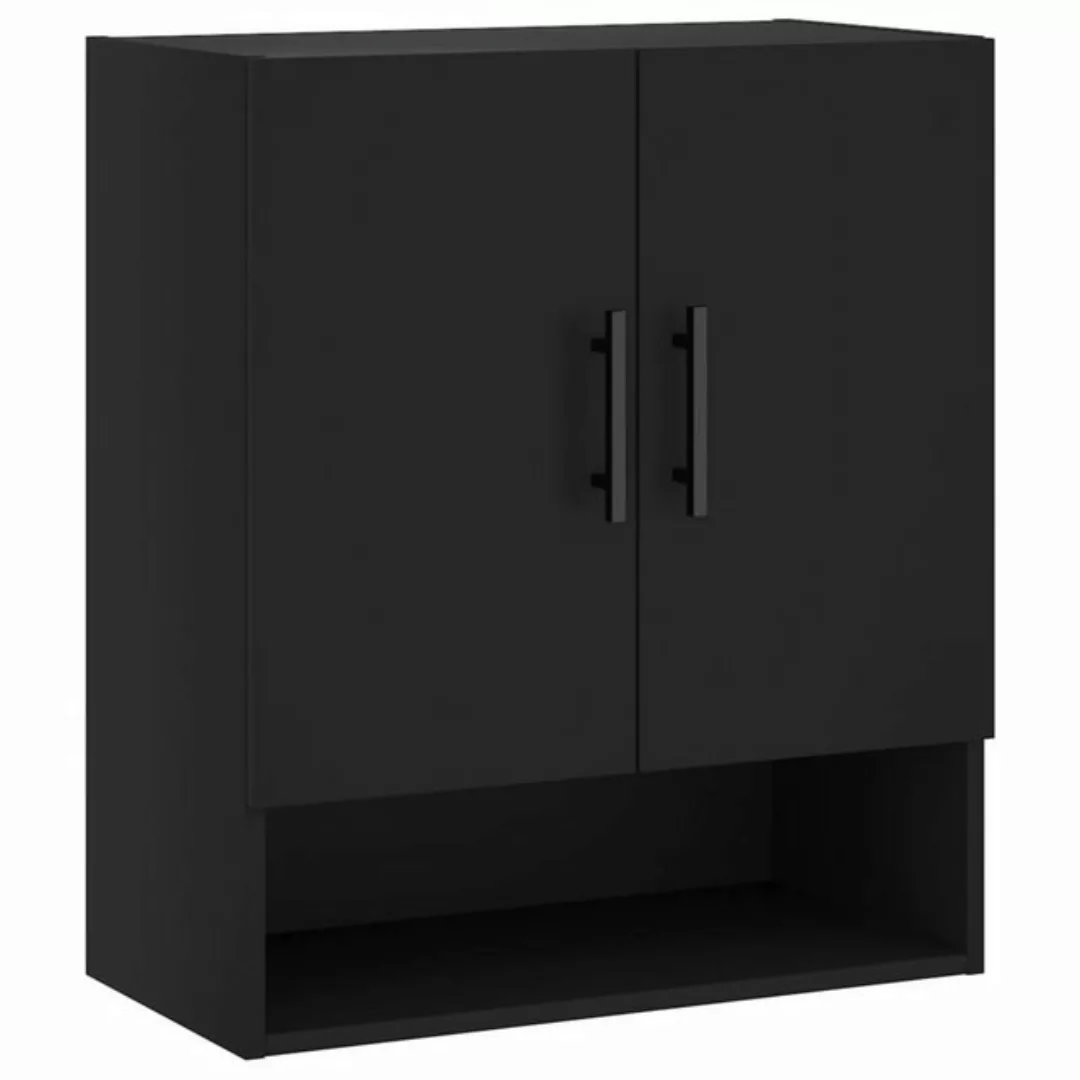 vidaXL Hängeschrank Hängeschrank Wandschrank Schwarz 60x31x70 cm Spanplatte günstig online kaufen