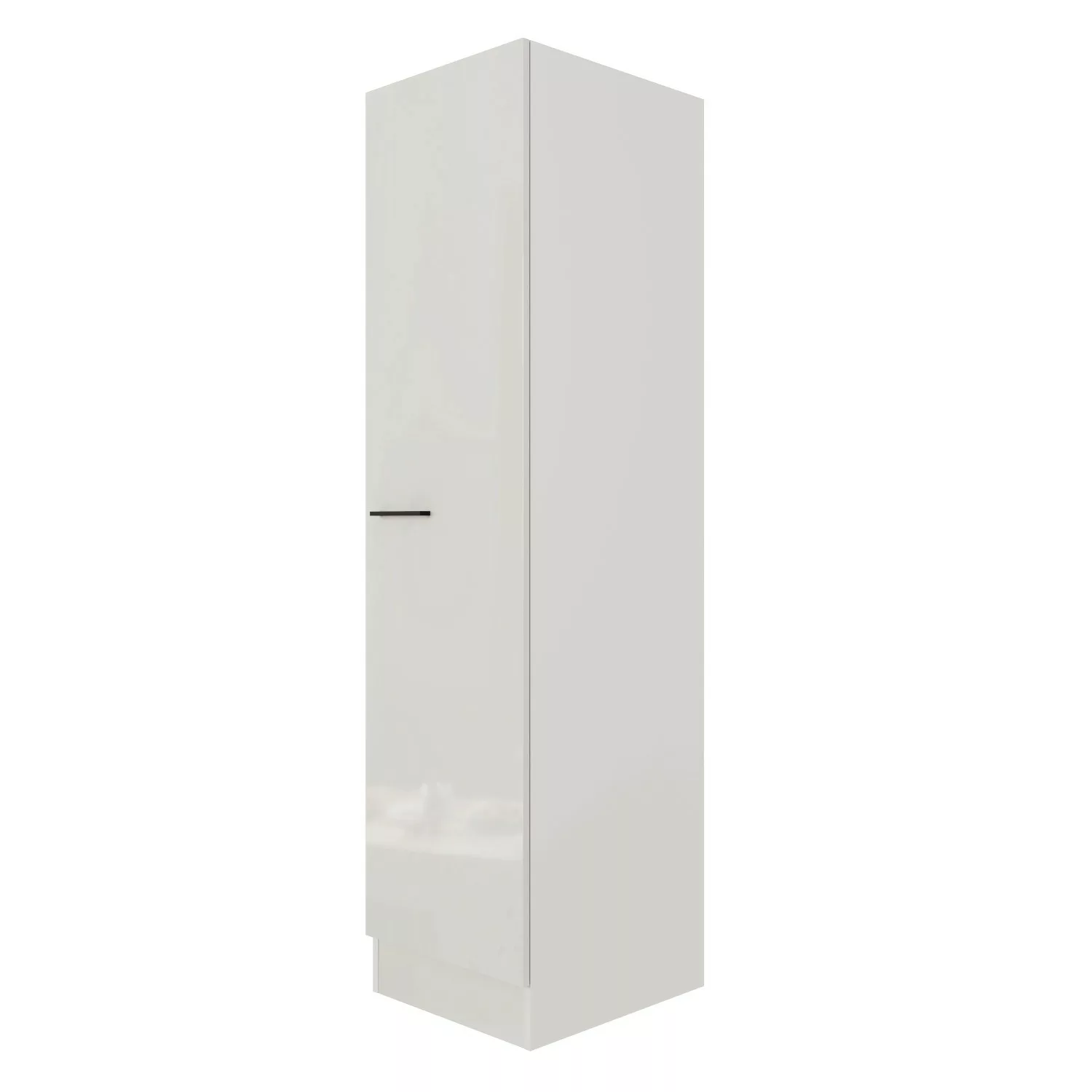 Flex-Well Exclusiv Geschirrschrank Lund 50 cm Lichtgrau glänzend - Rauchgra günstig online kaufen