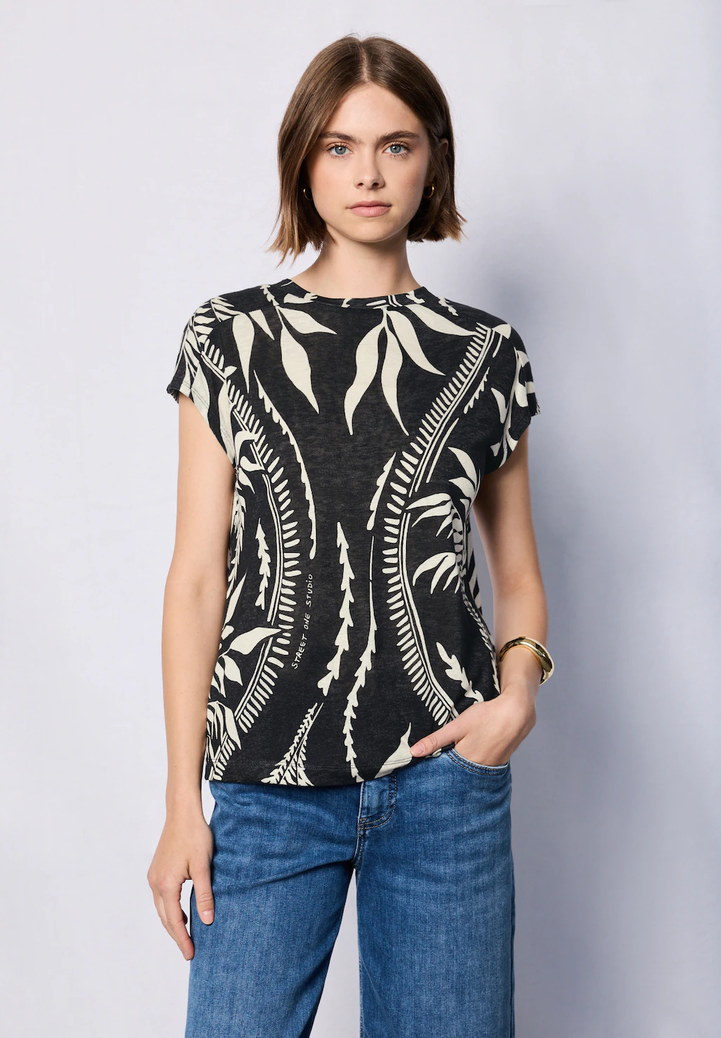 STREET ONE STUDIO Print-Shirt, mit Rundhalsausschnitt günstig online kaufen