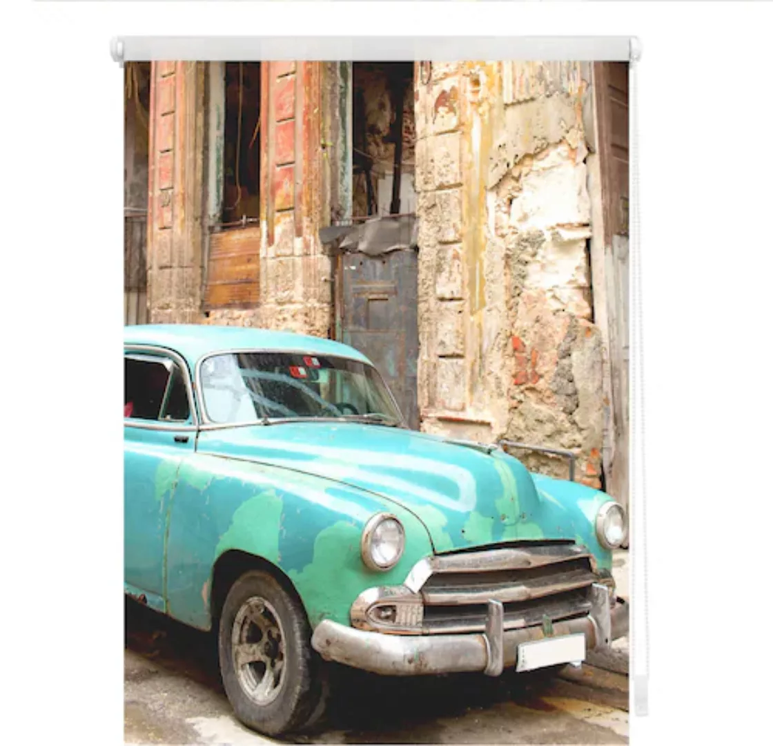 LICHTBLICK ORIGINAL Seitenzugrollo »Klemmfix Motiv Kuba«, Lichtschutz, ohne günstig online kaufen