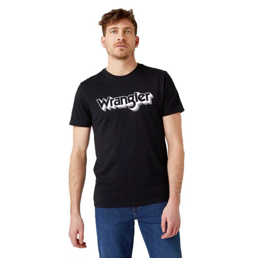 Wrangler Logo Kurzärmeliges T-shirt XL Black günstig online kaufen