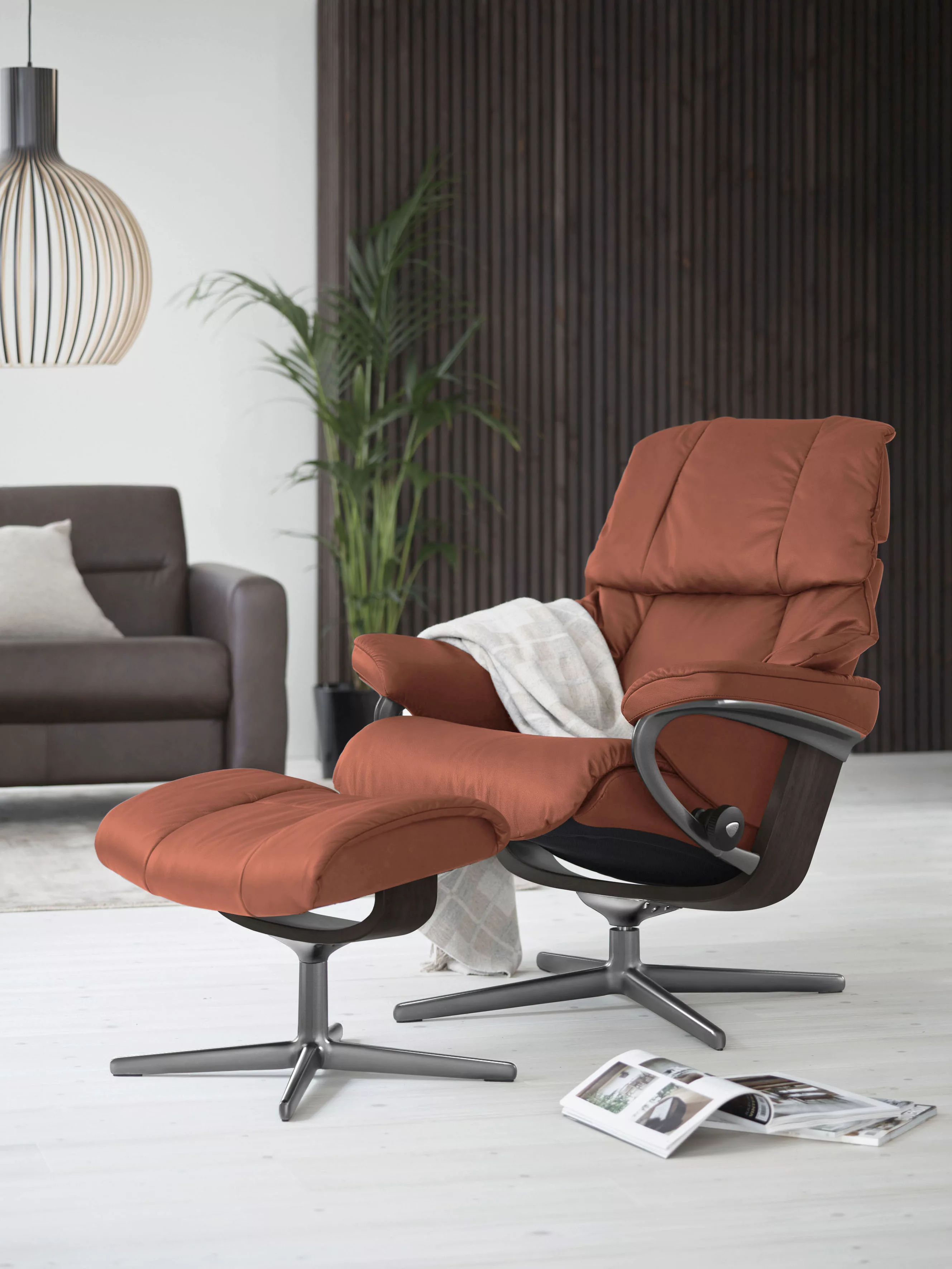 Stressless Fußhocker "Reno", mit Cross Base, Größe S, M & L, Holzakzent Wen günstig online kaufen