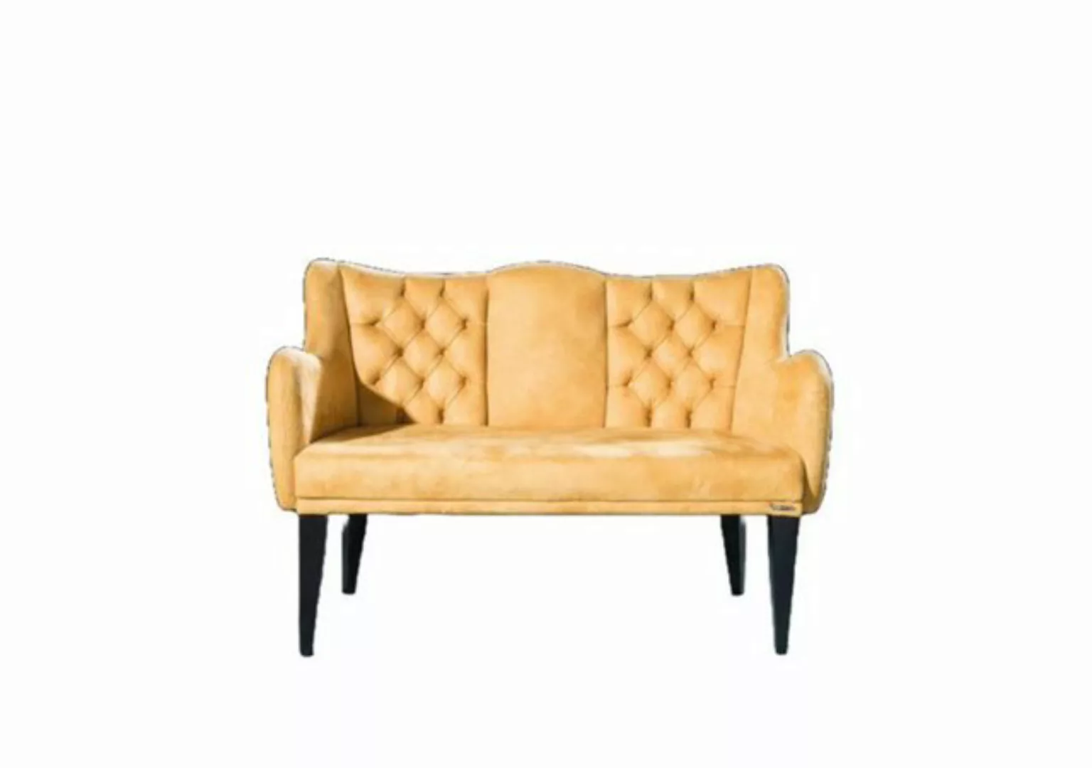 Xlmoebel Sofa Moderne Zweisitzersofas für luxuriöse Wohnzimmer in Orange, 1 günstig online kaufen