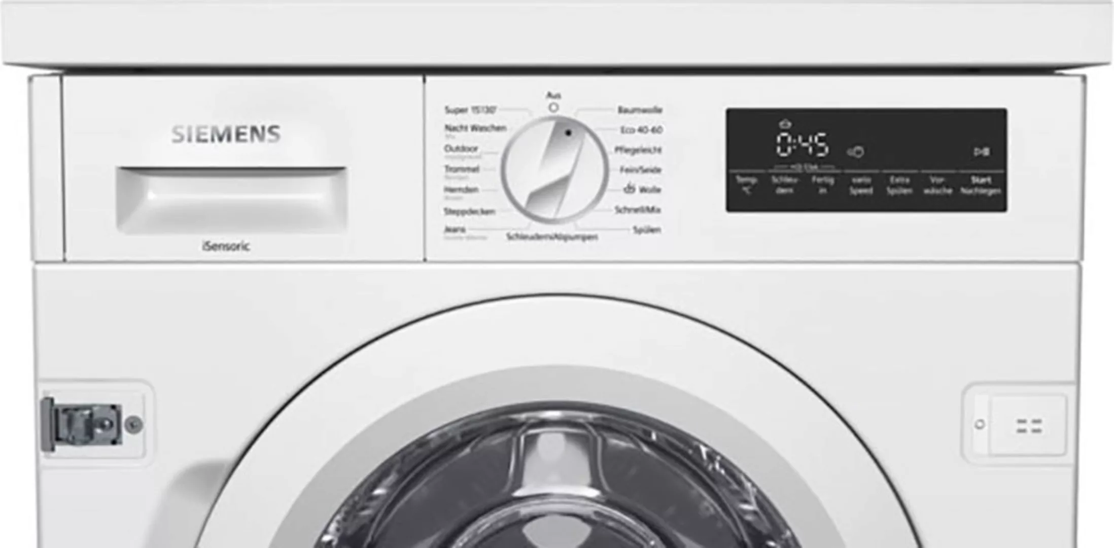 SIEMENS Einbauwaschmaschine »WI14W443«, 8 kg, 1400 U/min günstig online kaufen