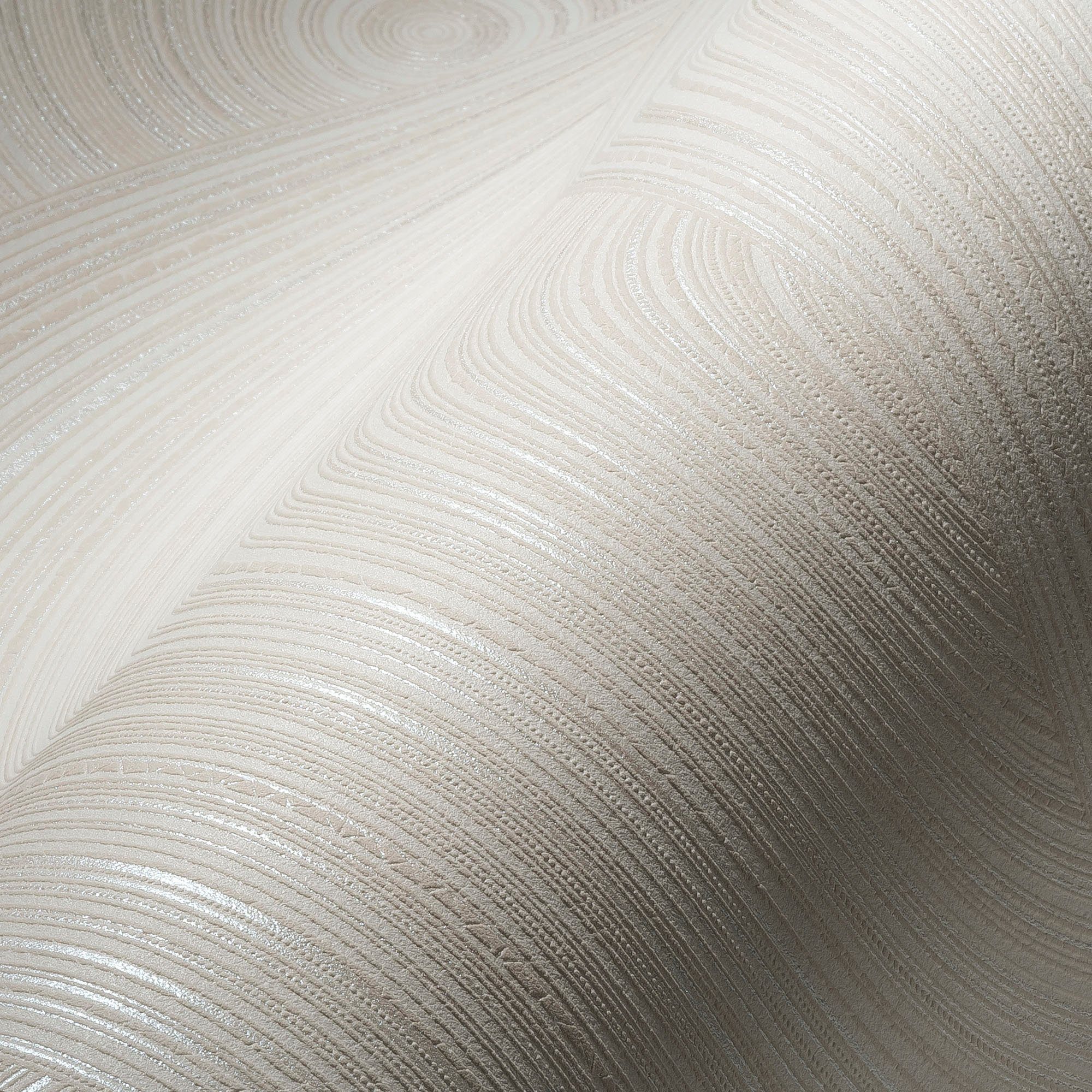 A.S. Création Vliestapete Grafik Kreisförmig Bögen Beige Weiß FSC® günstig online kaufen