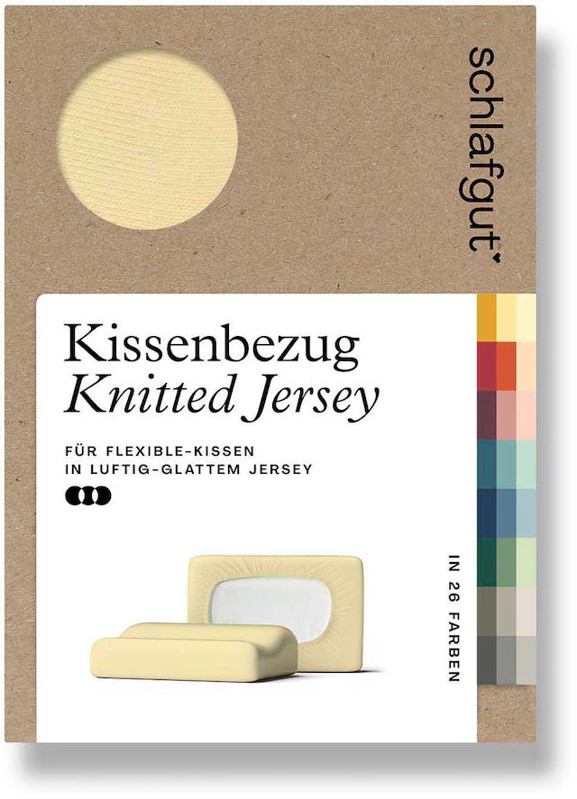 Schlafgut Kissenbezug »Pure flexibler Kissenbezug für Nackenstützkissen«, ( günstig online kaufen