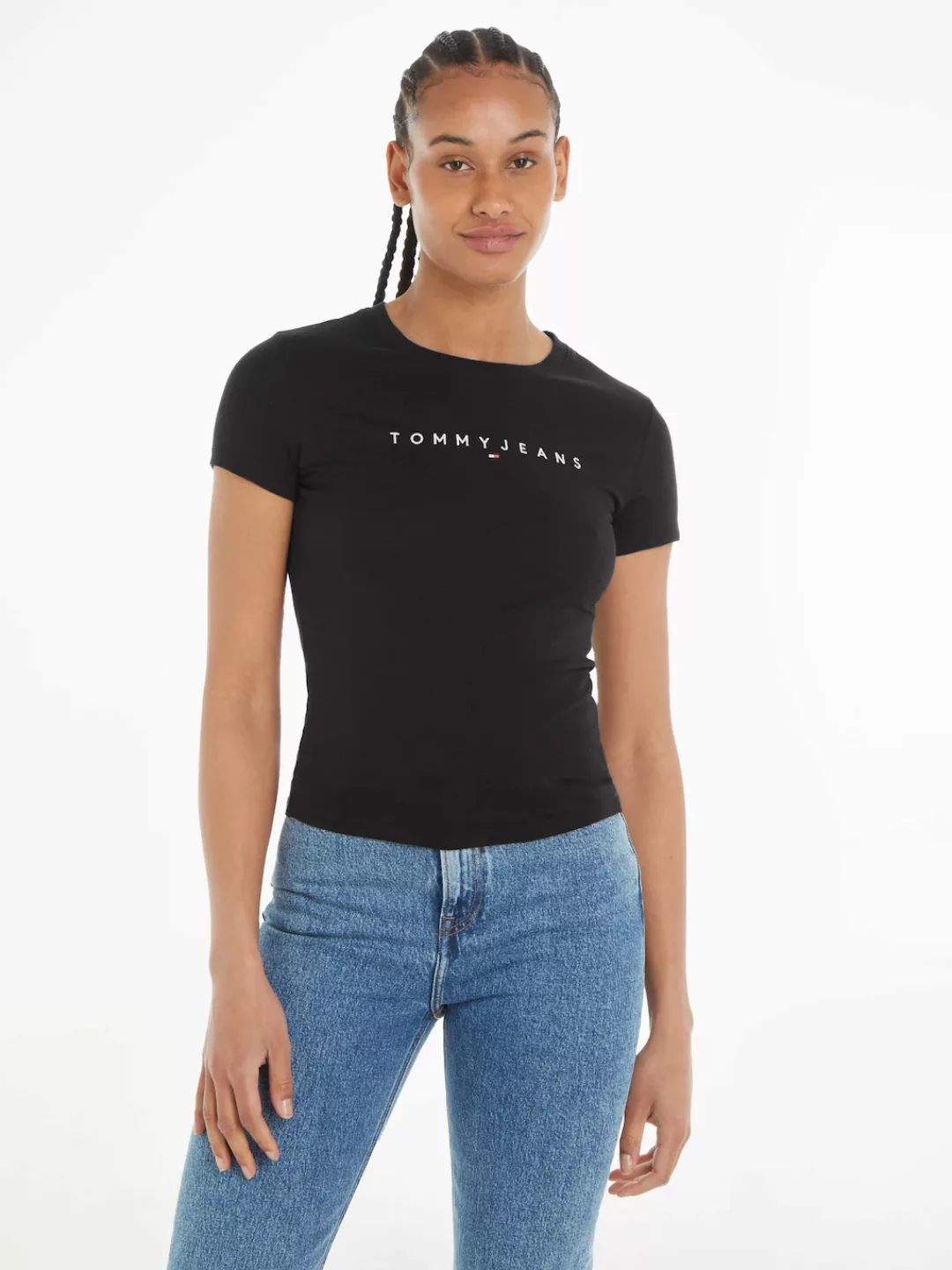 Tommy Jeans Curve T-Shirt "TJW SLIM LINEAR TEE SS EXT" günstig online kaufen