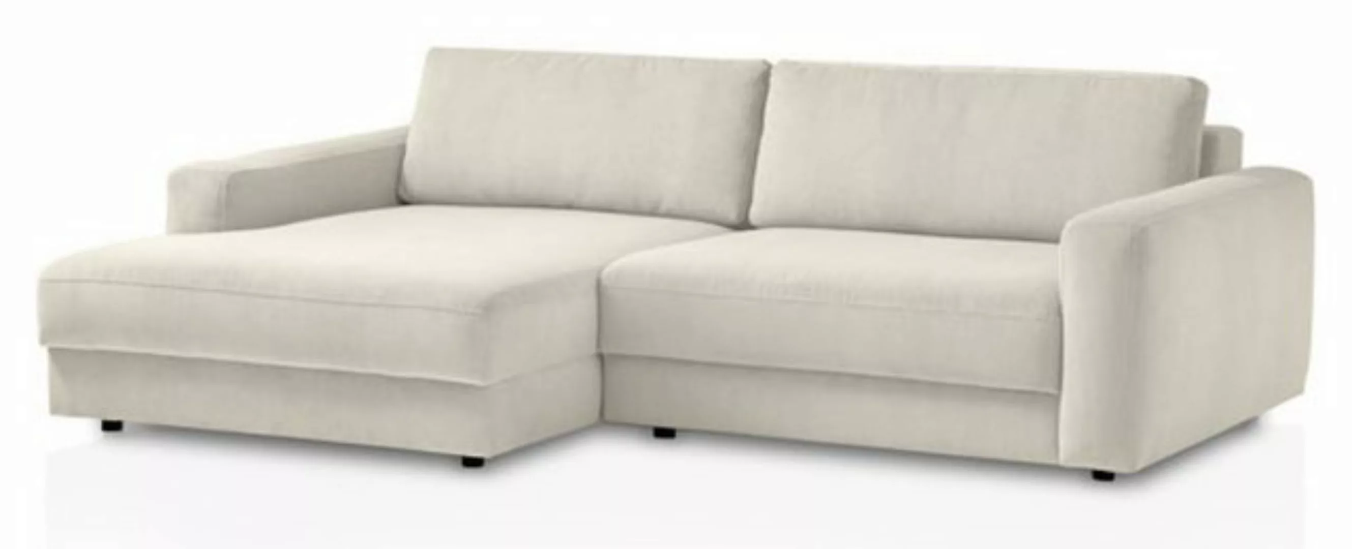 Feldmann-Wohnen Ecksofa Bogota, Bogota 1 Teile, 250x176x84cm creme Recamier günstig online kaufen