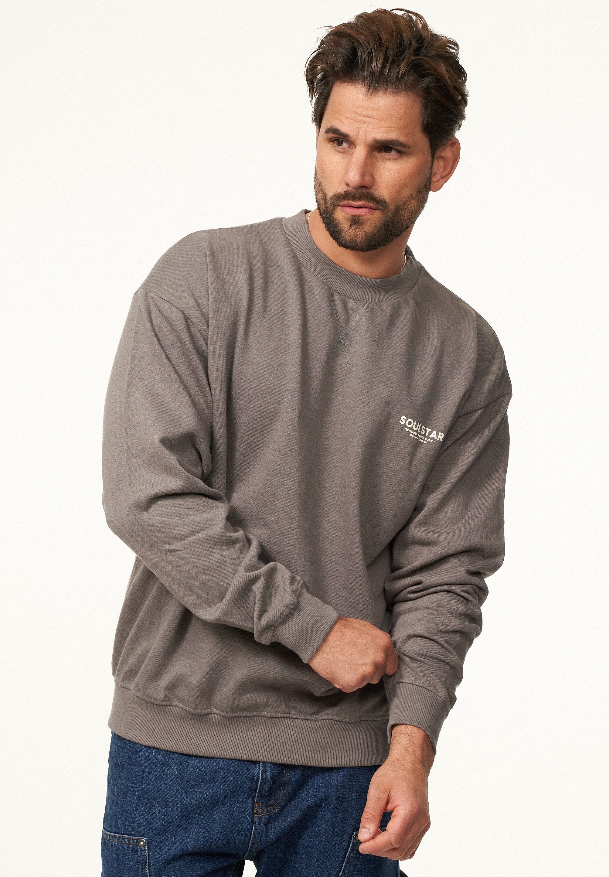 SOULSTAR Sweatshirt S2PAJU Herren Oversize Pullover günstig online kaufen