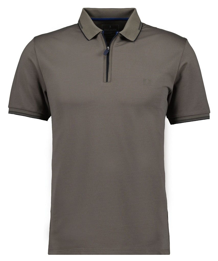 RAGMAN Poloshirt Polo zip with tipping günstig online kaufen