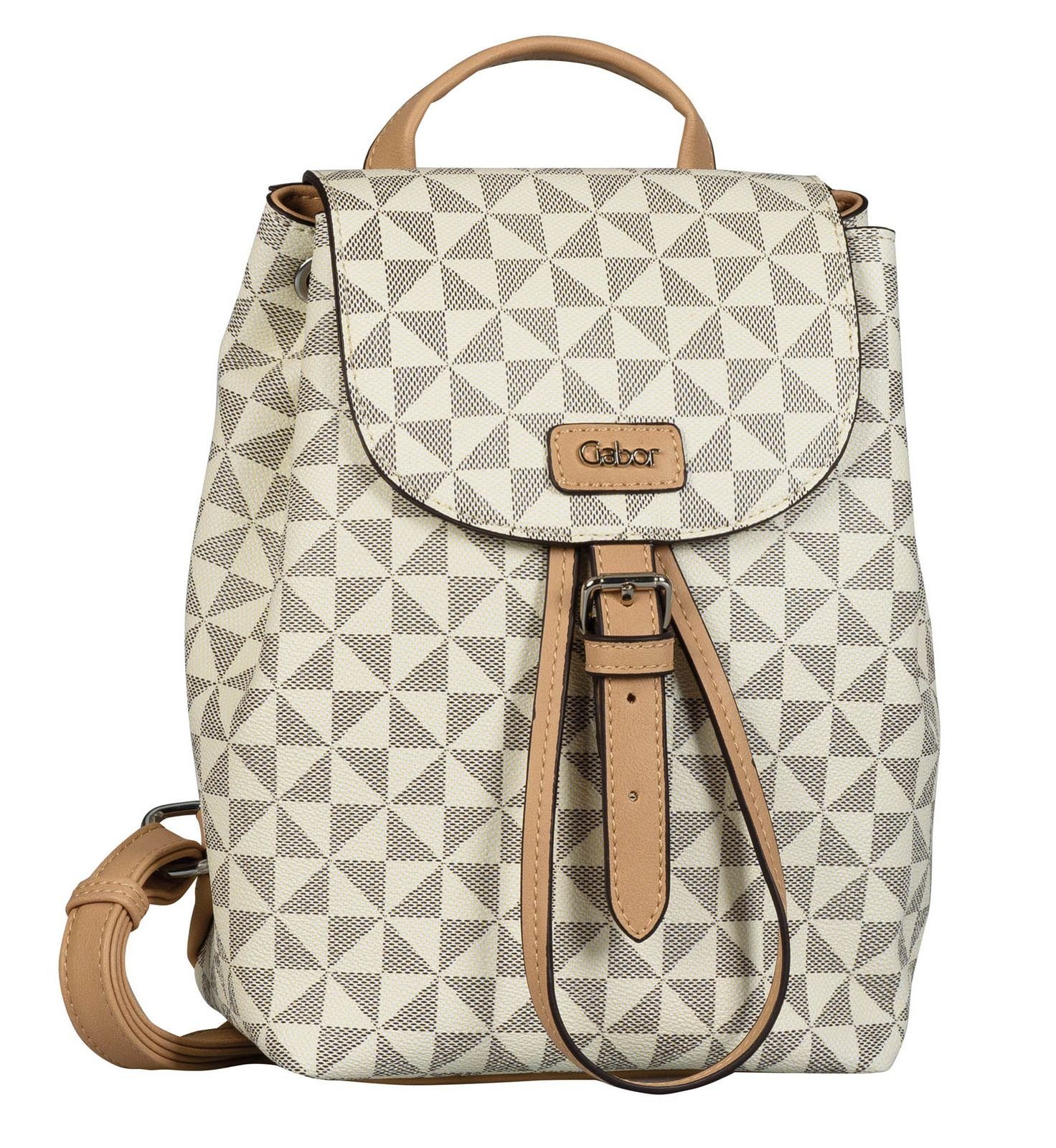 Gabor Rucksack "Barina", aus Lederimitat mit charakteristischem All-Over-Dr günstig online kaufen