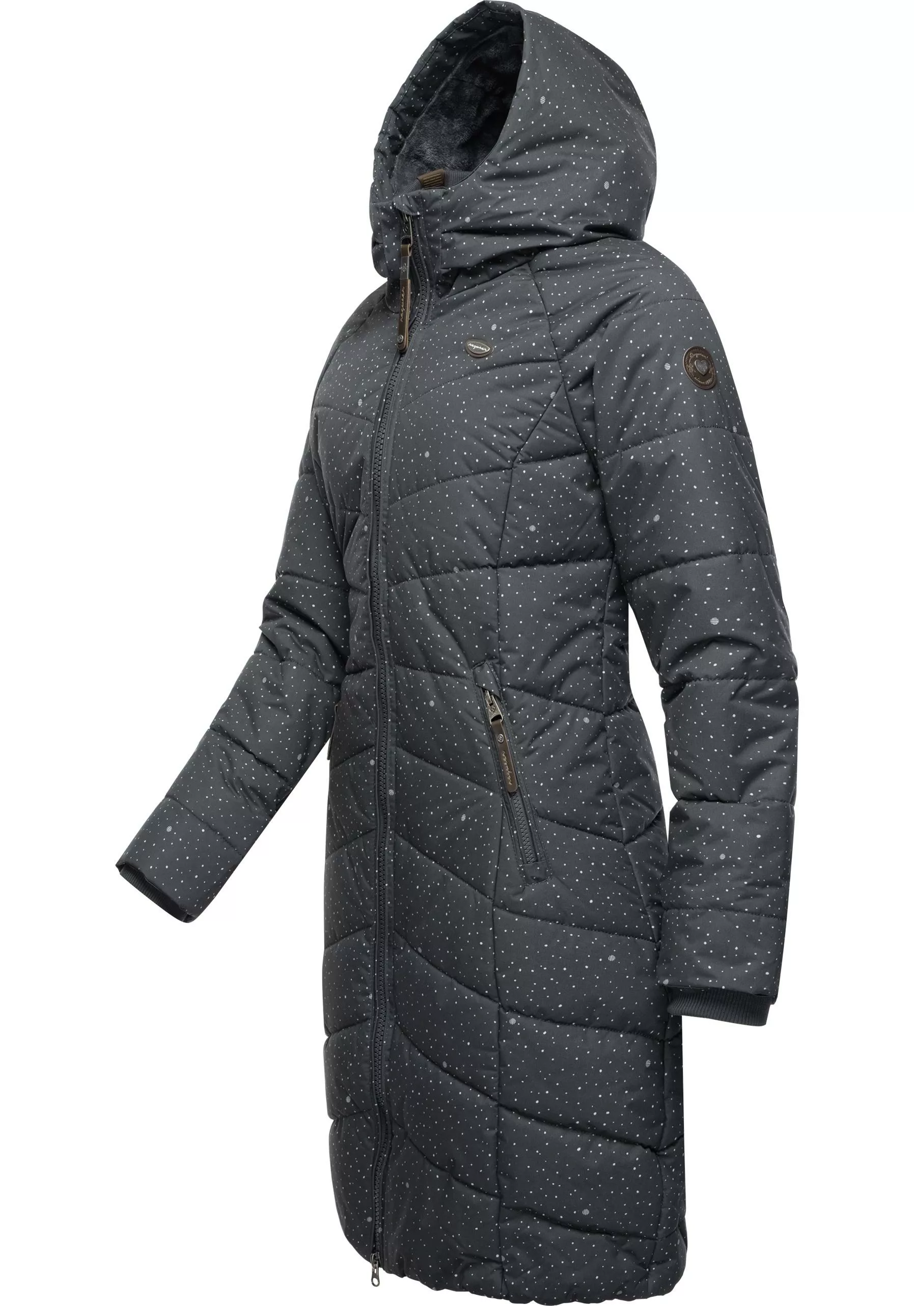 Ragwear Steppmantel "Dizzie Coat Print", stylischer, gesteppter Winterparka günstig online kaufen