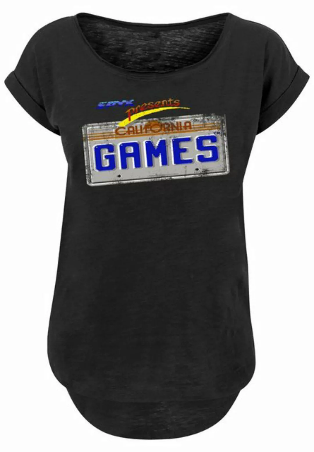 F4NT4STIC T-Shirt Retro Gaming California Games Plate Print günstig online kaufen