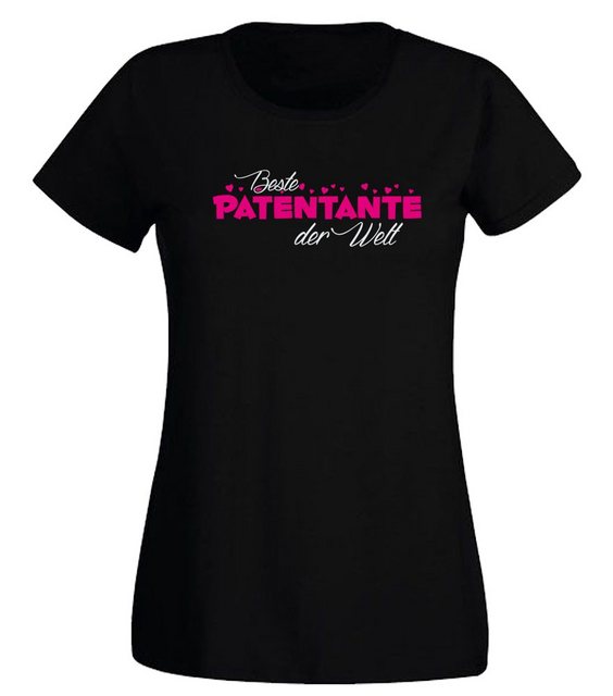 G-graphics T-Shirt Damen T-Shirt - Beste Patentante der Welt Slim-fit-Shirt günstig online kaufen