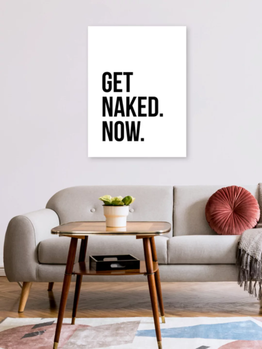 Poster / Leinwandbild - Get Naked No7 günstig online kaufen