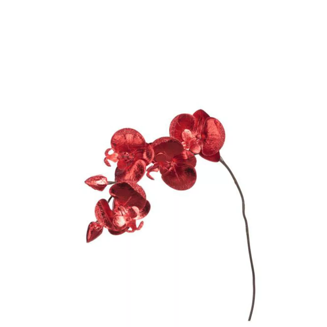 Kunstblume Orchidee 85 cm lang FIORE von Leonardo Rot glänzend günstig online kaufen