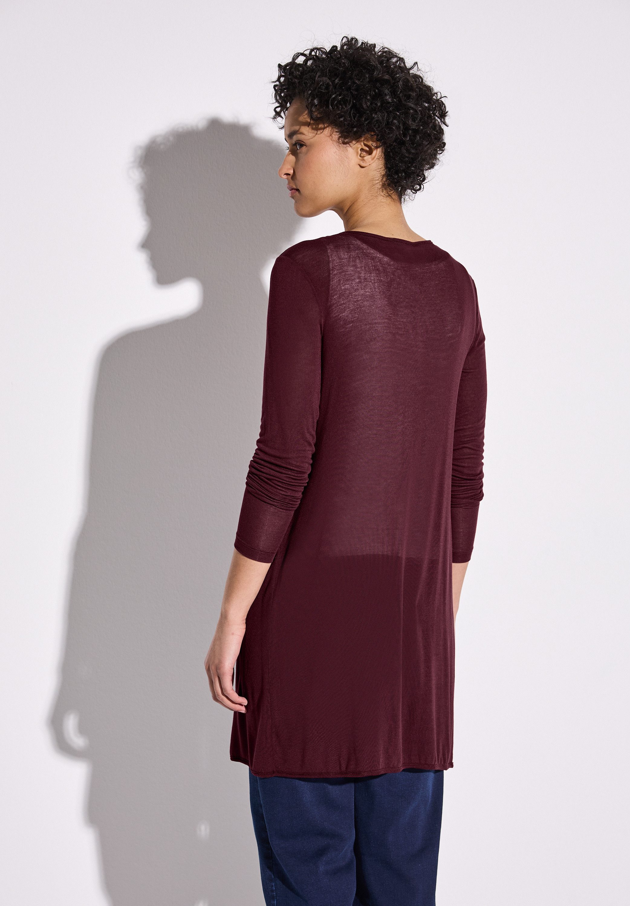 STREET ONE Cardigan, aus softem Materialmix günstig online kaufen