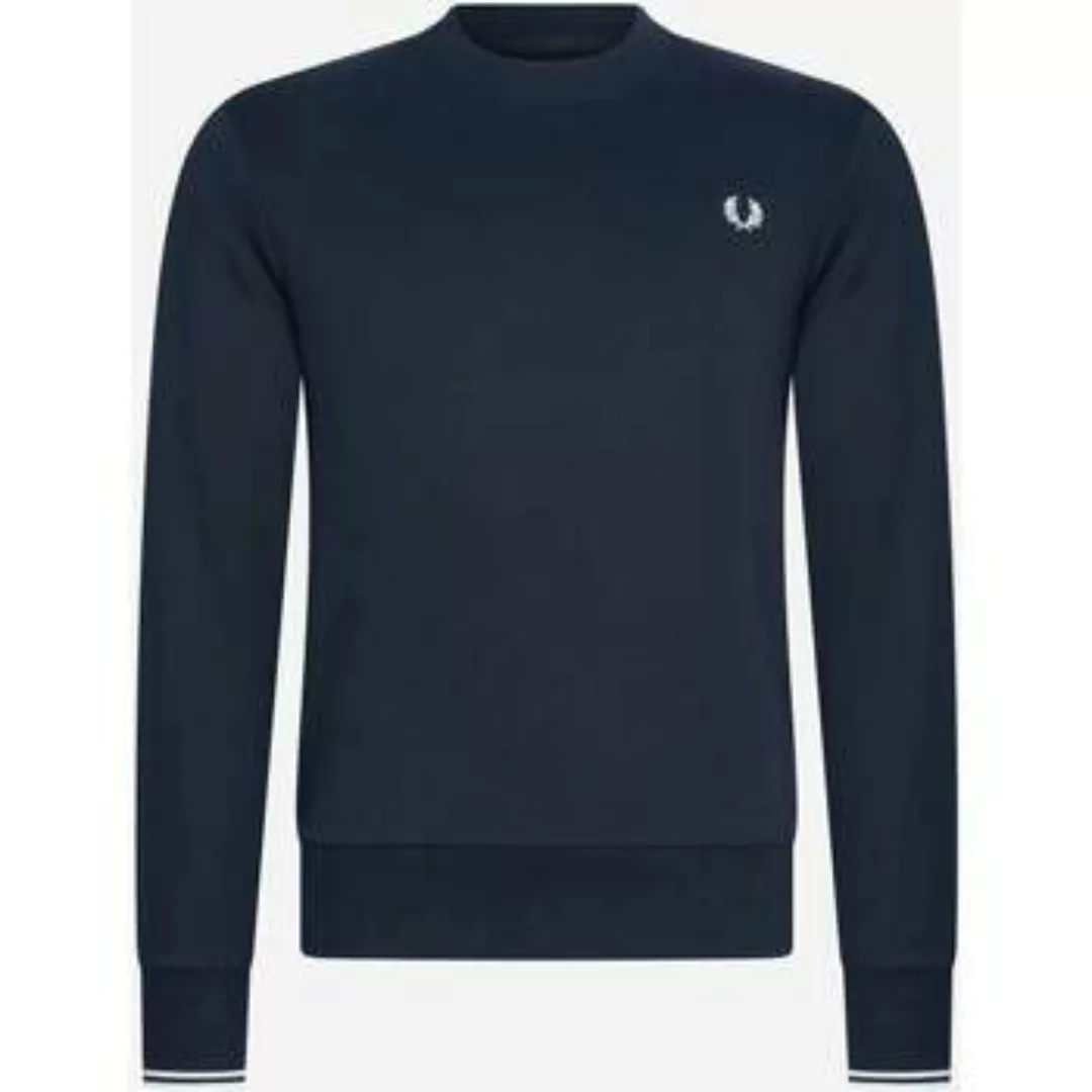 Fred Perry  Pullover Sweatshirt mit Rundhalsausschnitt - marineblau günstig online kaufen