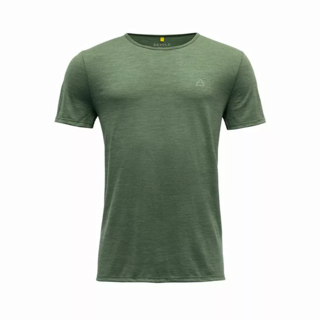 Devold Outdoorhemd VALLDAL MERINO 130 Herren T-Shirt - FOREST MELANGE günstig online kaufen