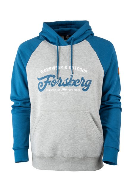 FORSBERG Sweatshirt Tonigson Hoodie zweifarbig mit Retrologo günstig online kaufen