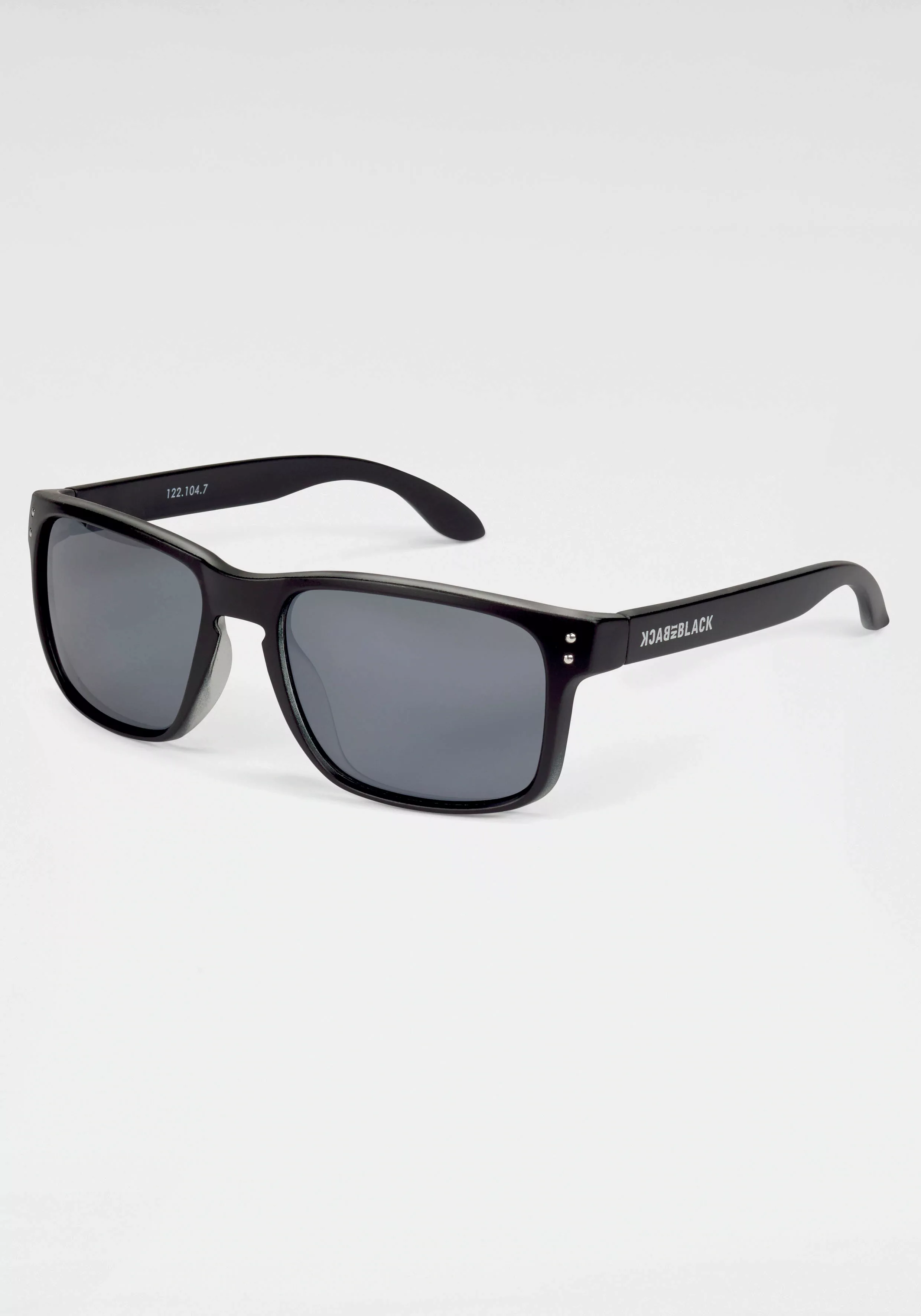BACK IN BLACK Eyewear Sonnenbrille, Vollrand Sonnenbrille Kunststoff schwar günstig online kaufen