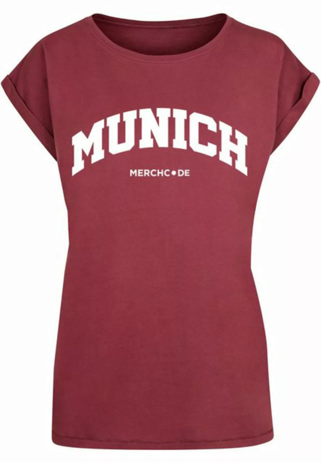 Merchcode T-Shirt Merchcode Damen Ladies Munich Wording - T-Shirt (1-tlg) günstig online kaufen