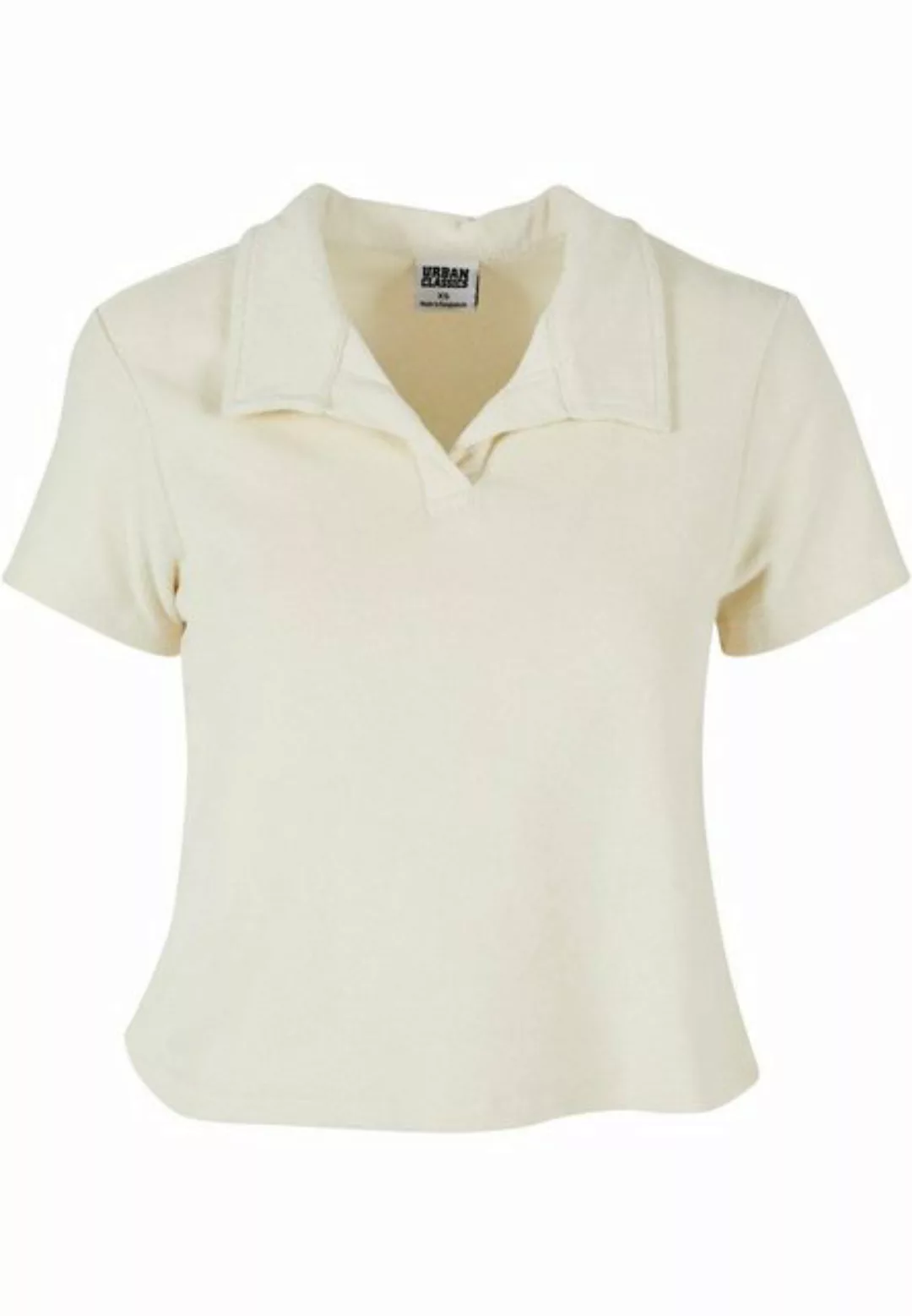 URBAN CLASSICS Kurzarmshirt Urban Classics Damen Ladies Towel Polo Tee (1-t günstig online kaufen